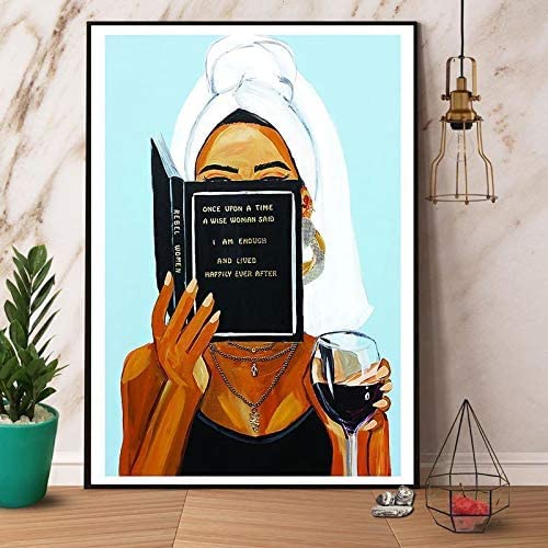 Fun Black Woman 'I Am Enough' Wooden Jigsaw Puzzle - 300 Piece Challenging Adult Puzzle Game, Thick Sturdy Pieces for Women, Men & Kids - Perfect for Family Game Night, Birthday Gifts & Stress Relief