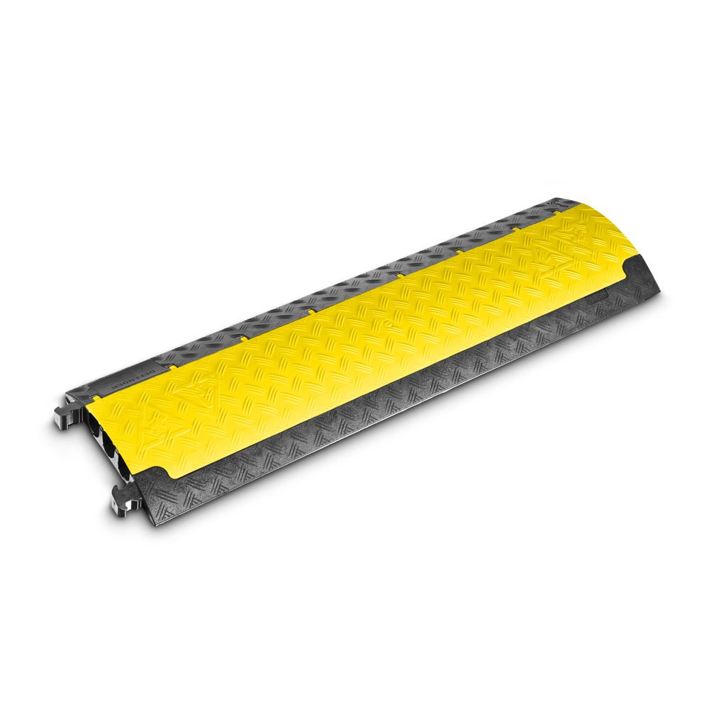 Defender Mini Cable Protector - Yellow (85200) | Cord Protector for Home & Office | Prevent Tripping Hazards & Cable Damage