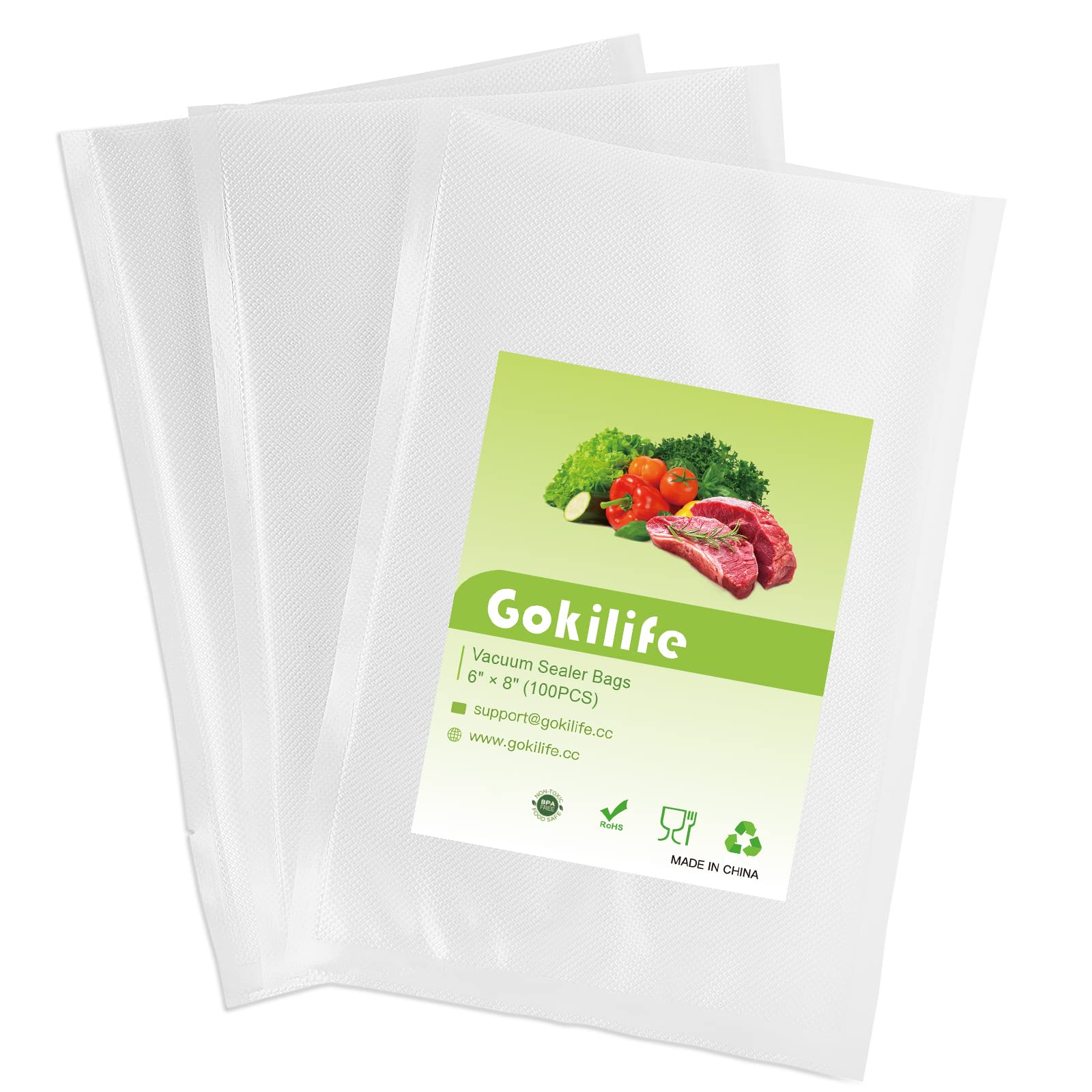 Gokilife Vacuum Sealer Bags 100 Count - 6