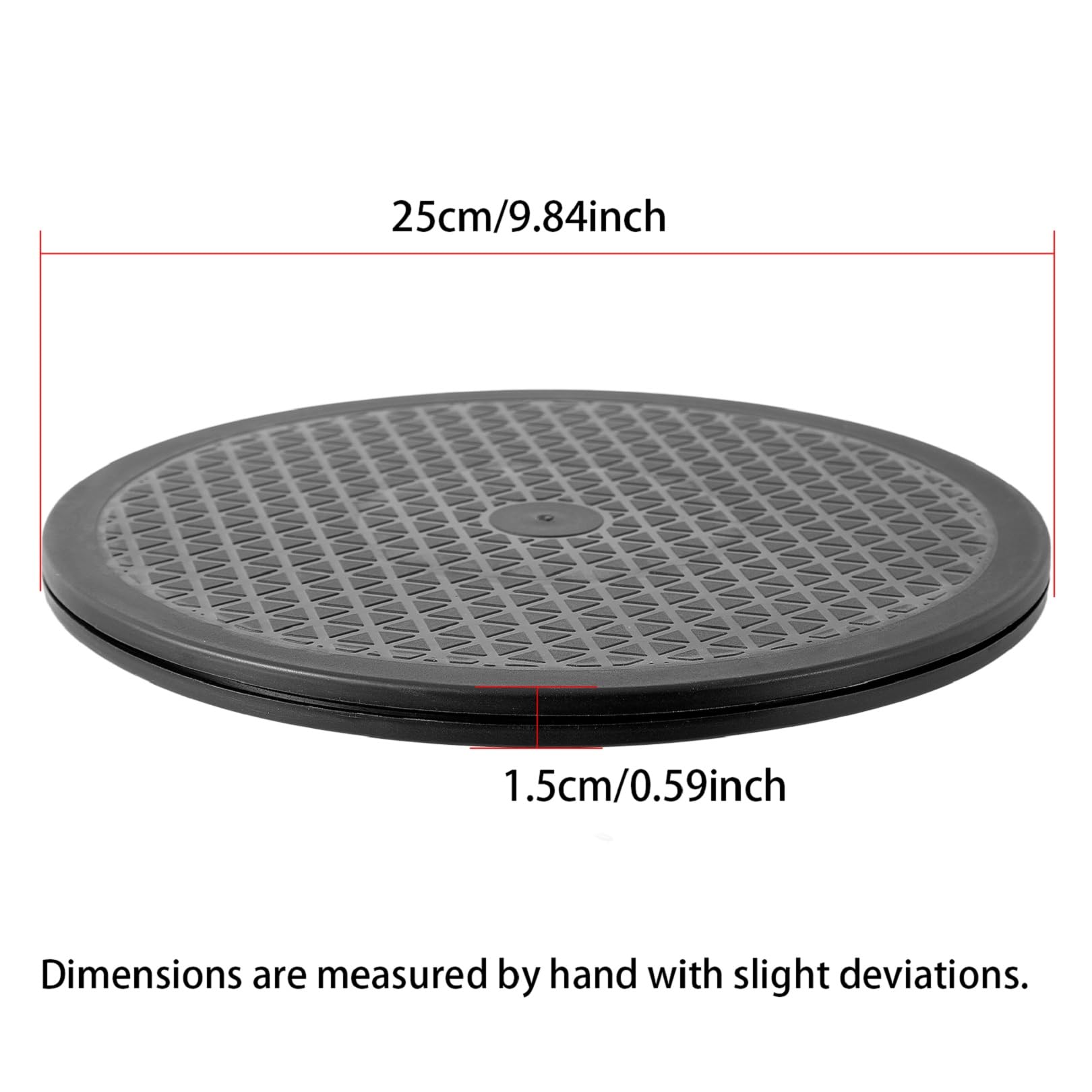 10 Inch Heavy Duty Lazy Susan Turntable Swivel Base - 2 Pack | Rotating Stand for TV, Plants, Painting & Bonsai | Durable Kitchen & Craft Organizer for Smooth 360° Rotation