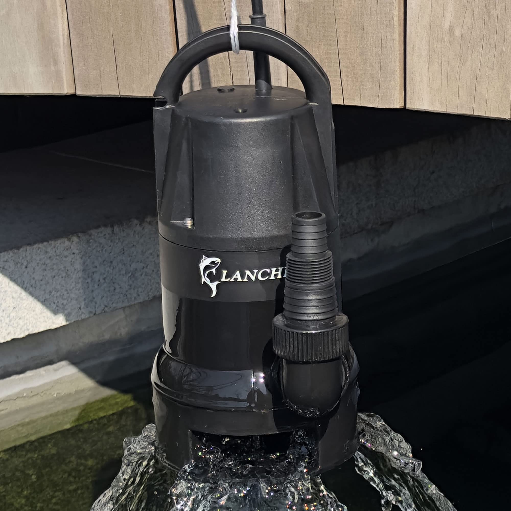 1/2HP Submersible Sump Pump - 2394GPH High Capacity Water Pump with 3/4