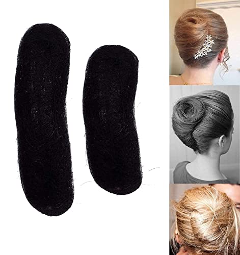 Prime Set of 2 Pcs Hair Padding Styling Tool - Easy Snap-and-Roll Bun Maker for Women & Girls (Pack of 1) | Perfect for Updos, Ponytails & Quick Hairstyles