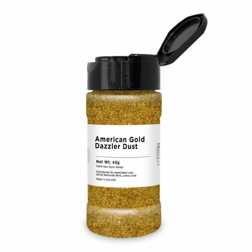 American Gold Craft Glitter - Dazzler Dust® Premium Fine Glitter for DIY, Scrapbooking & Home Decor | Perfect for Art Projects, Wedding Decorations & Party Supplies