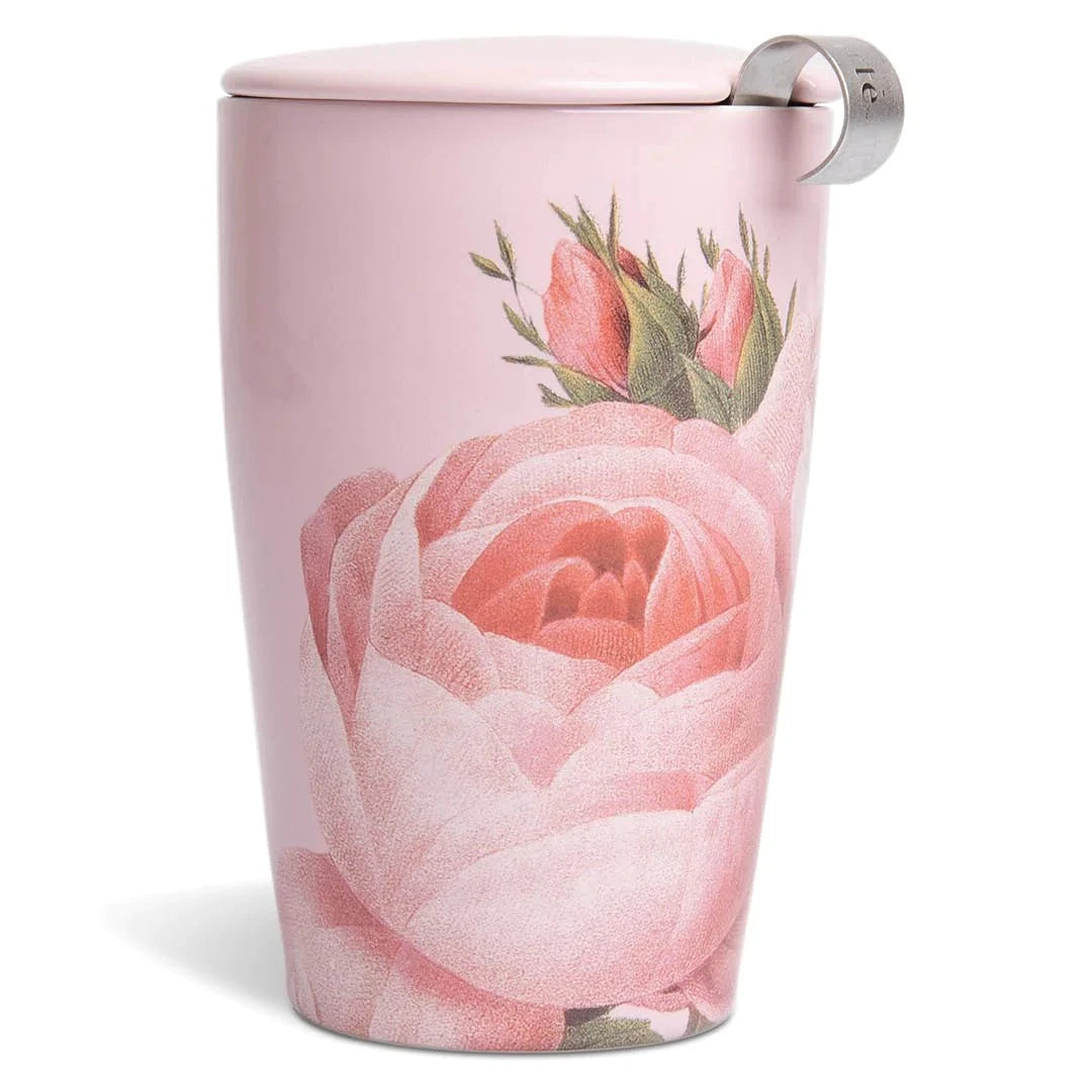 Tea Forte KATI Infuser Cup - Premium Loose Leaf Tea Brewing Mug with Built-in Strainer - Perfect for Home, Office & Gift Giving
