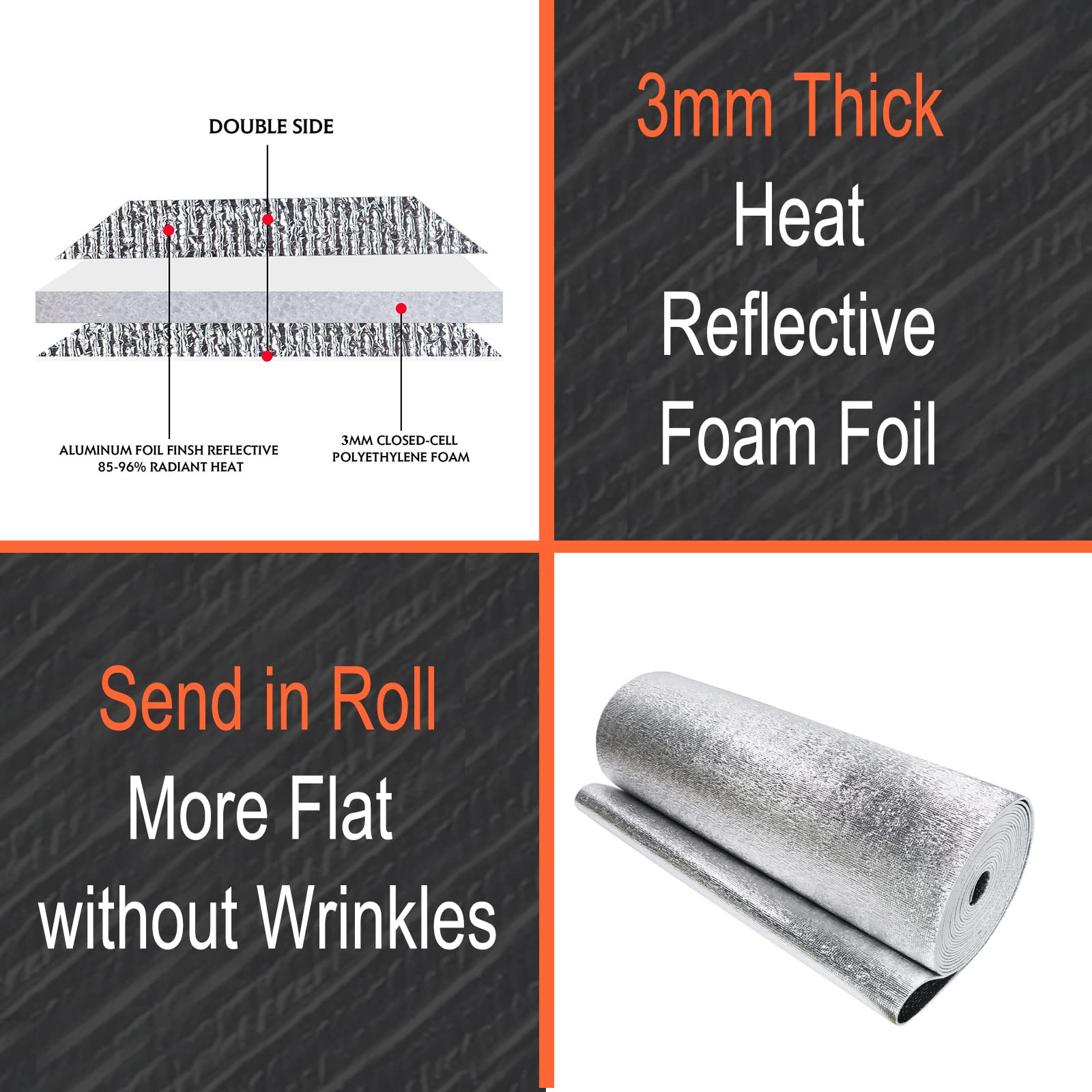 3mm Reflective Foil Insulation Roll (24