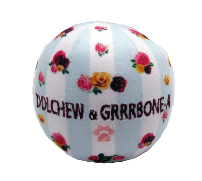 Dolchew & Grrrbone Interactive Dog Ball - Chew Resistant Fetch Toy for Small & Large Dogs - Perfect for Outdoor Play, Training & Bonding Time
