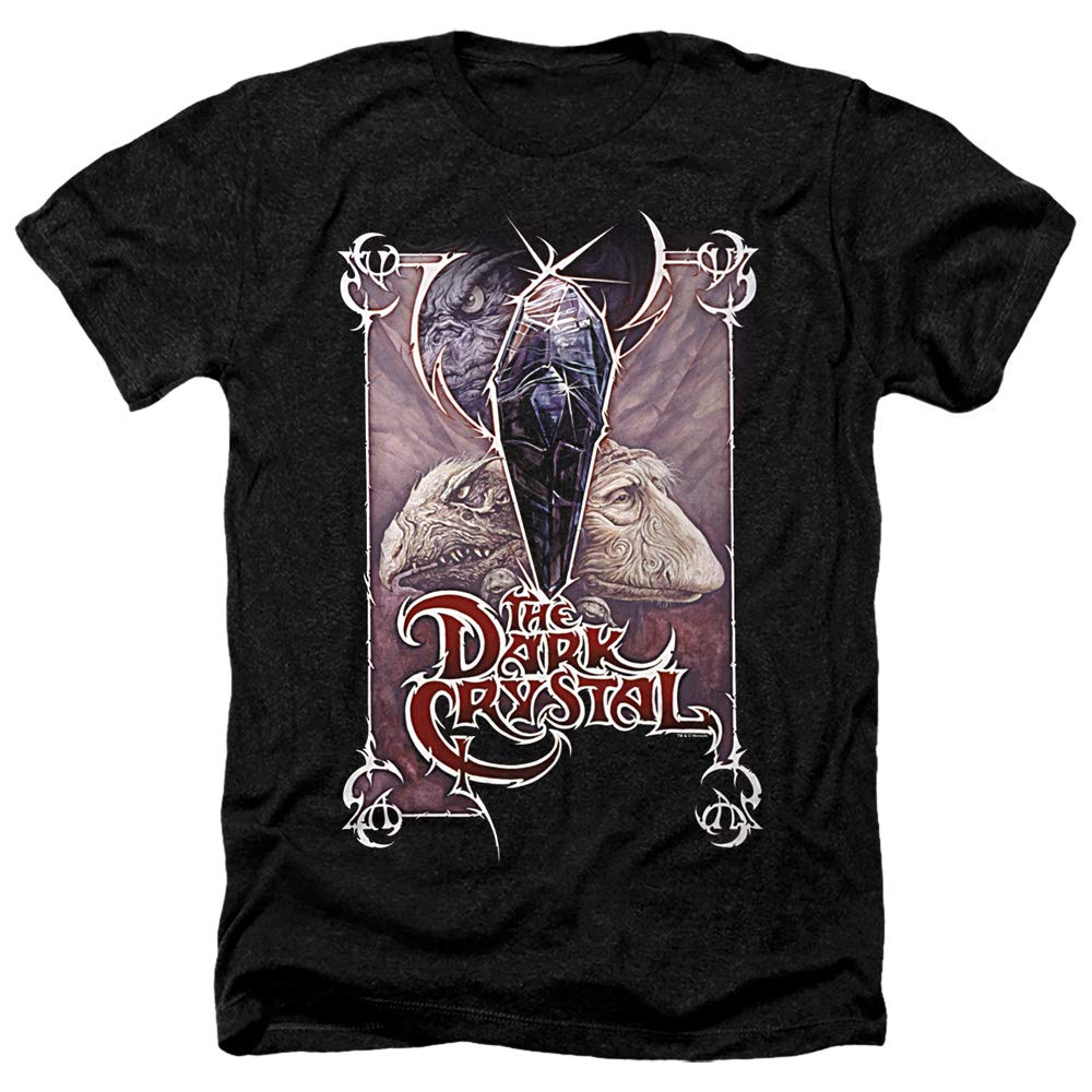 Dark Crystal Wicked Poster Graphic T-Shirt for Men & Women | Heather Grey Unisex Tee | Movie Fan Merch | Casual Wear & Cosplay