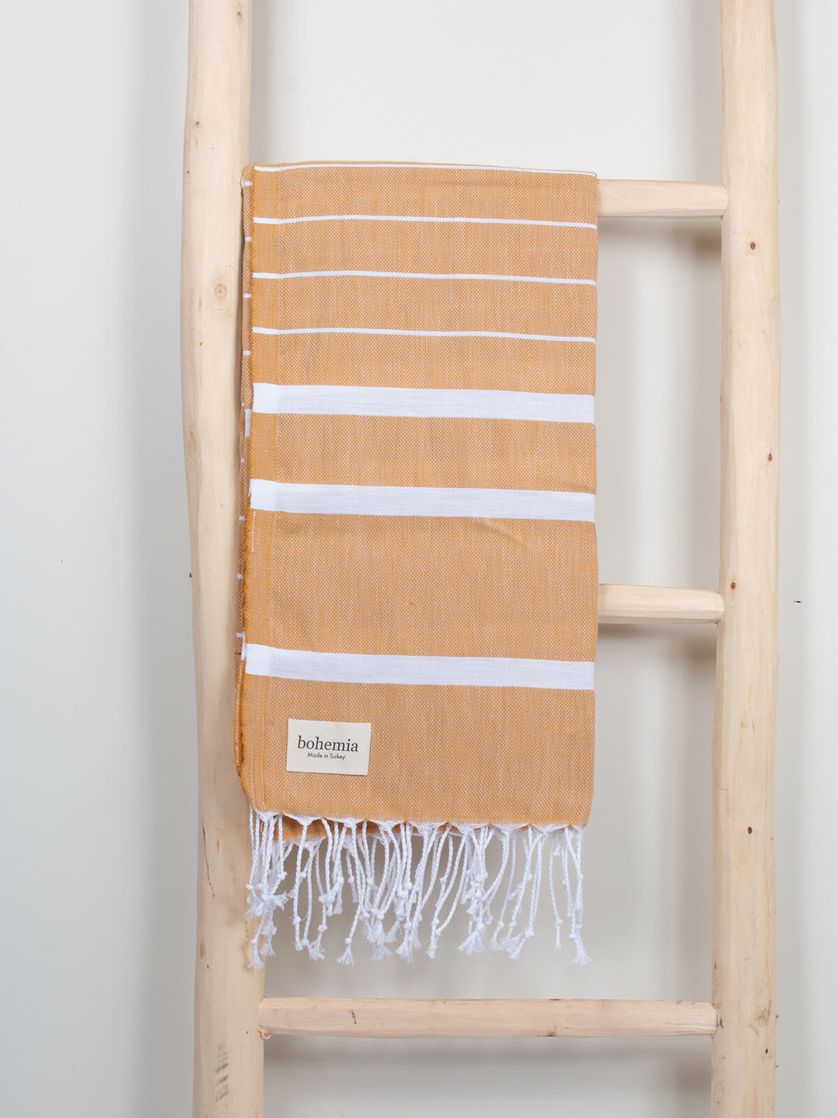 Premium Ibiza Summer Hammam Towel - Soft 100% Cotton Mustard Yellow Beach Towel for Pool, Spa, Yoga & Travel - Quick Dry & Lightweight