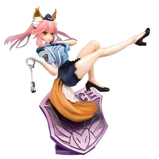 Fate/Extella Link: Tamamo No Mae (Police Fox Version) 1/7 Scale PVC Collectible Figure - Anime Gaming Display & Cosplay Inspiration