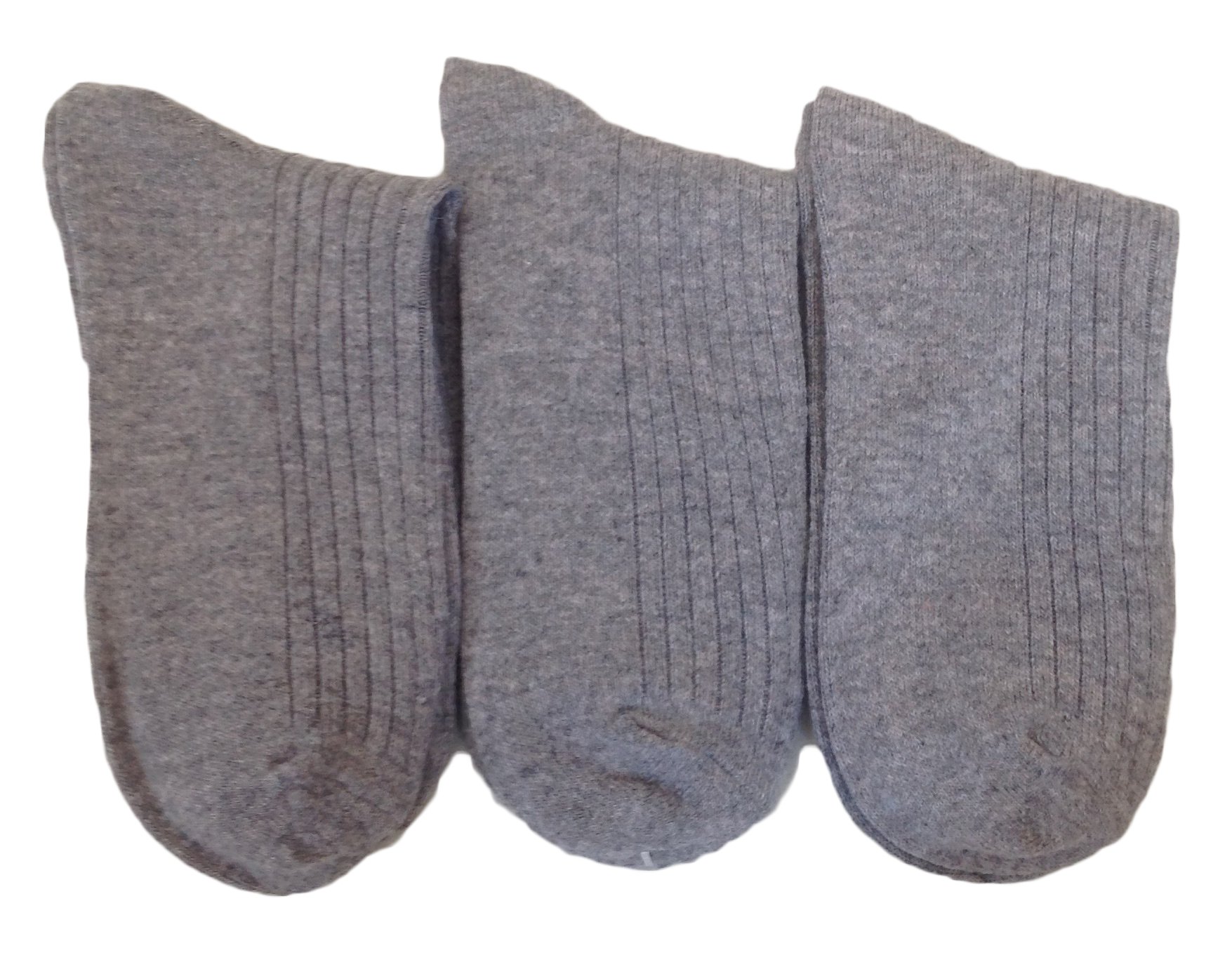 Lian LifeStyle Men's Wool Blend Socks (3 or 6 Pairs Pack) - Solid Color, Size 8-11 - Comfortable & Breathable for Daily Wear, Work, Hiking & Casual Outfits