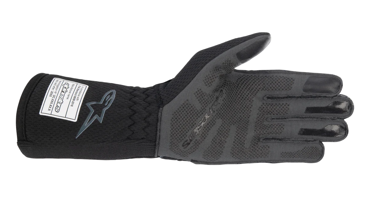 Alpinestars Tech 1 ZX V3 Race Gloves - FIA 8856-2018 Certified Motorcycle Racing Gloves for Track & Street Riding - Premium Protection & Comfort for High-Performance Motorcycles