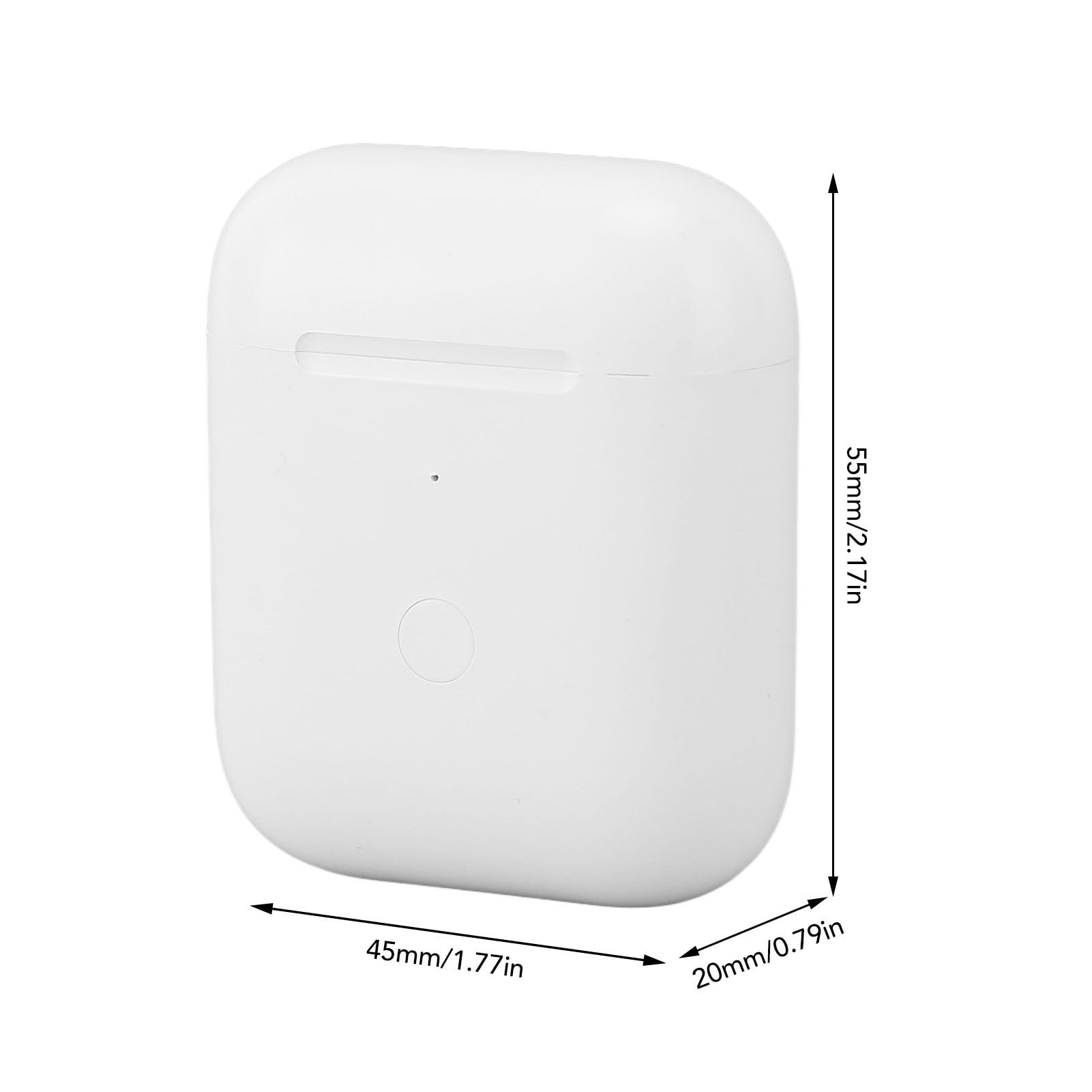 Replacement Charging Case for Apple AirPods 1 & 2 Generation - Compatible with iOS Earbuds, Supports Wired Charging - Perfect for Travel, Workouts & Daily Use