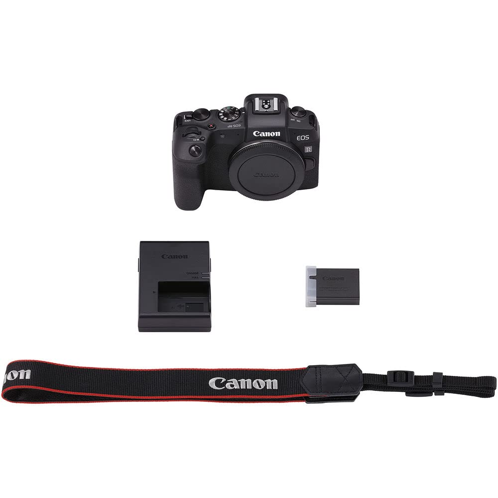 Canon EOS RP Full Frame Mirrorless Digital Camera Body with 64GB Memory Card, Case, Battery & Accessories Kit - Perfect for Travel Photography, Vlogging & Professional Shoots (Renewed)