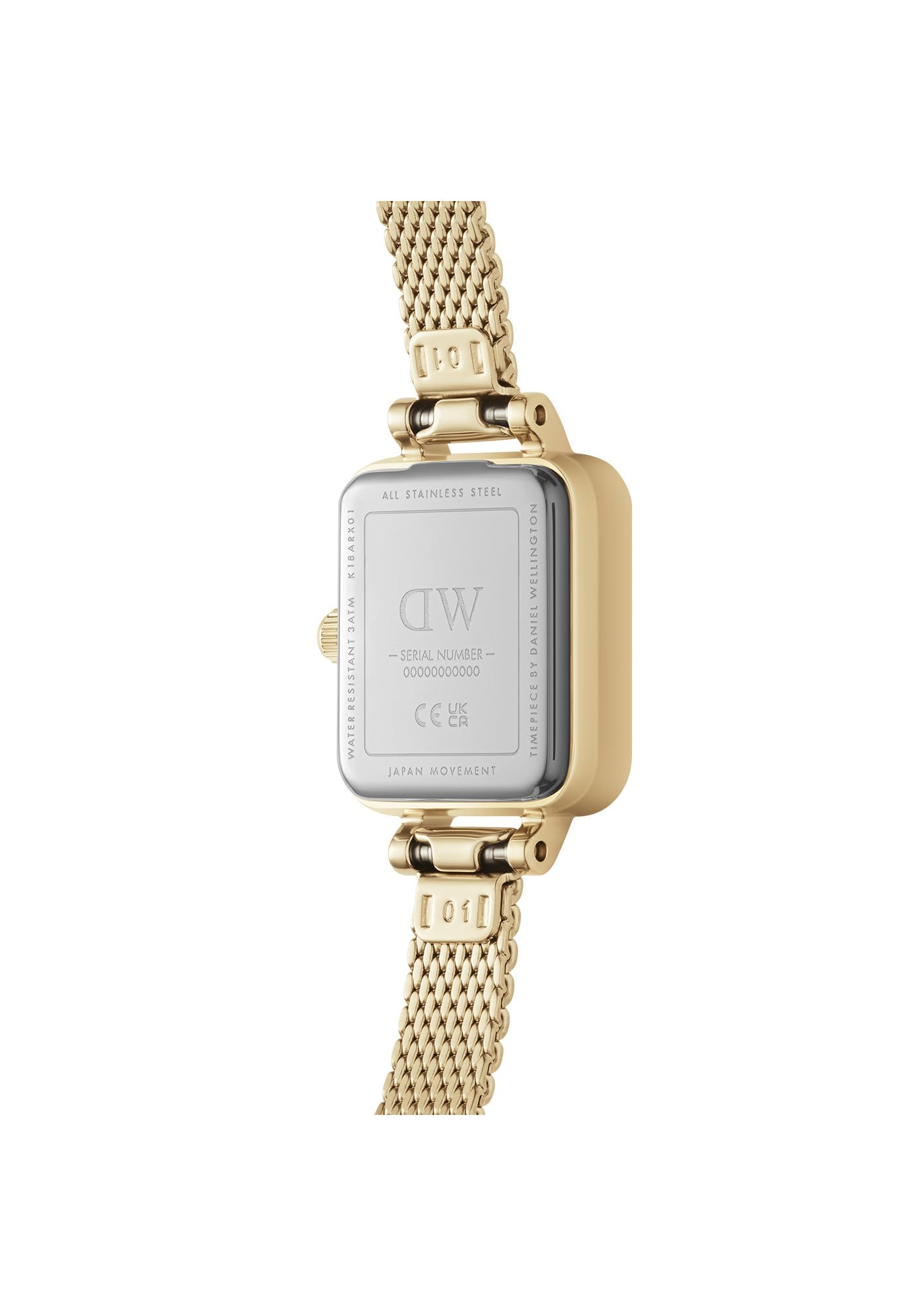 Daniel Wellington Frame Watches for Women & Men - 316L Stainless Steel Gold Double Plated Luxury Watch - Perfect for Business, Party & Everyday Wear