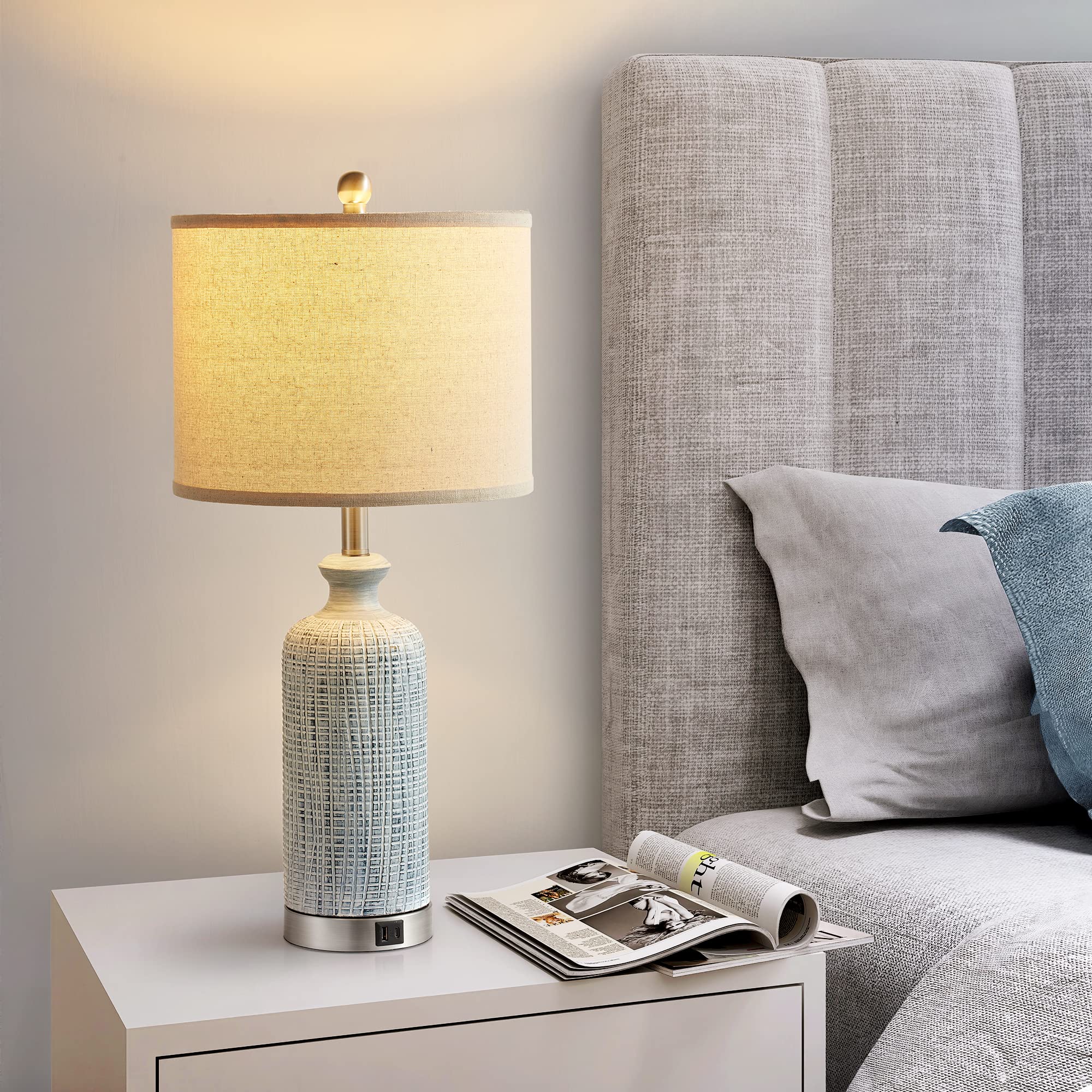 Modern Farmhouse Table Lamps Set of 2 - 27