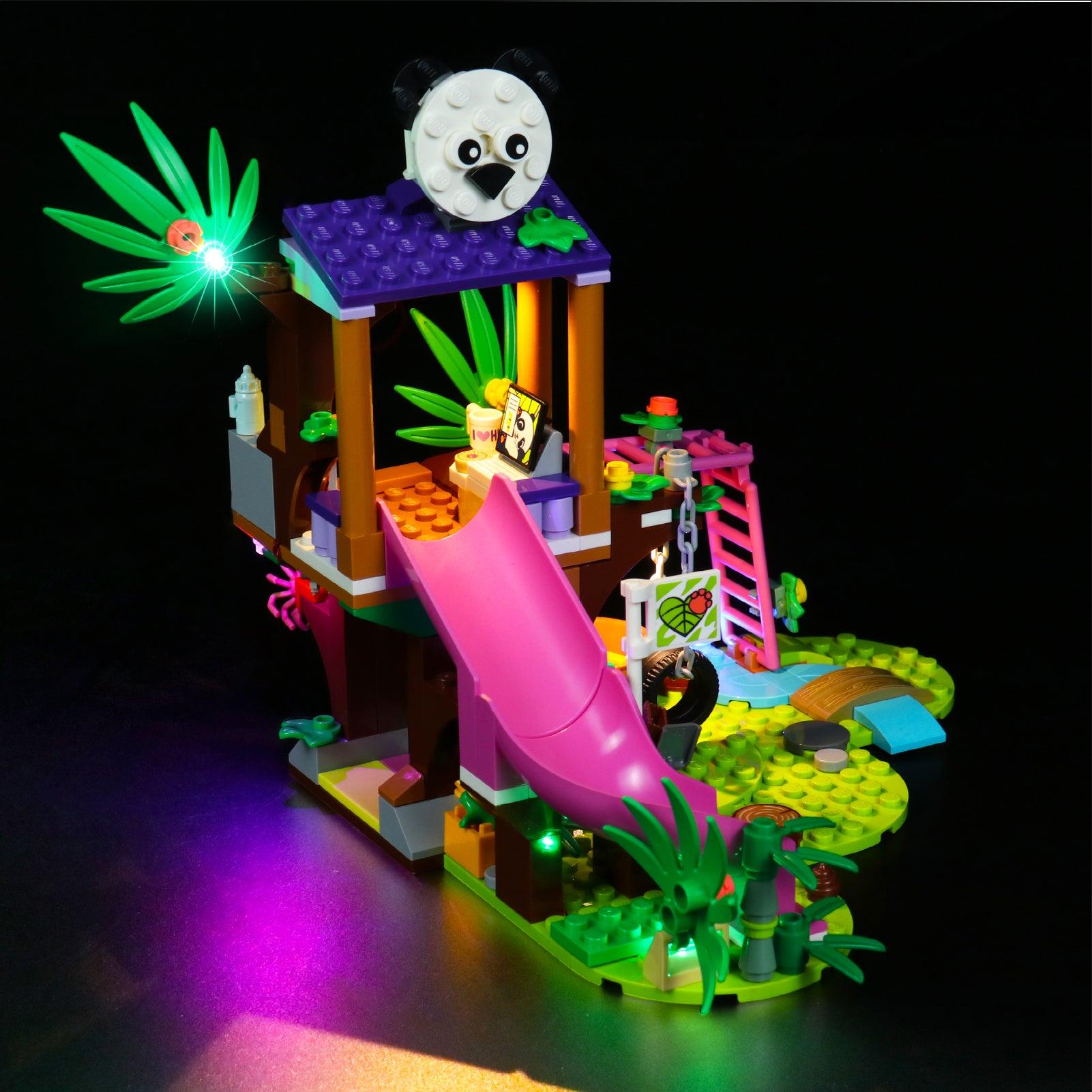 LEGO Friends Panda Jungle Tree House 41422 Light Kit - Compatible with Official LEGO Sets | DIY Lighting for Enhanced Display & Nighttime Play | Perfect for Kids' Rooms & LEGO Collections