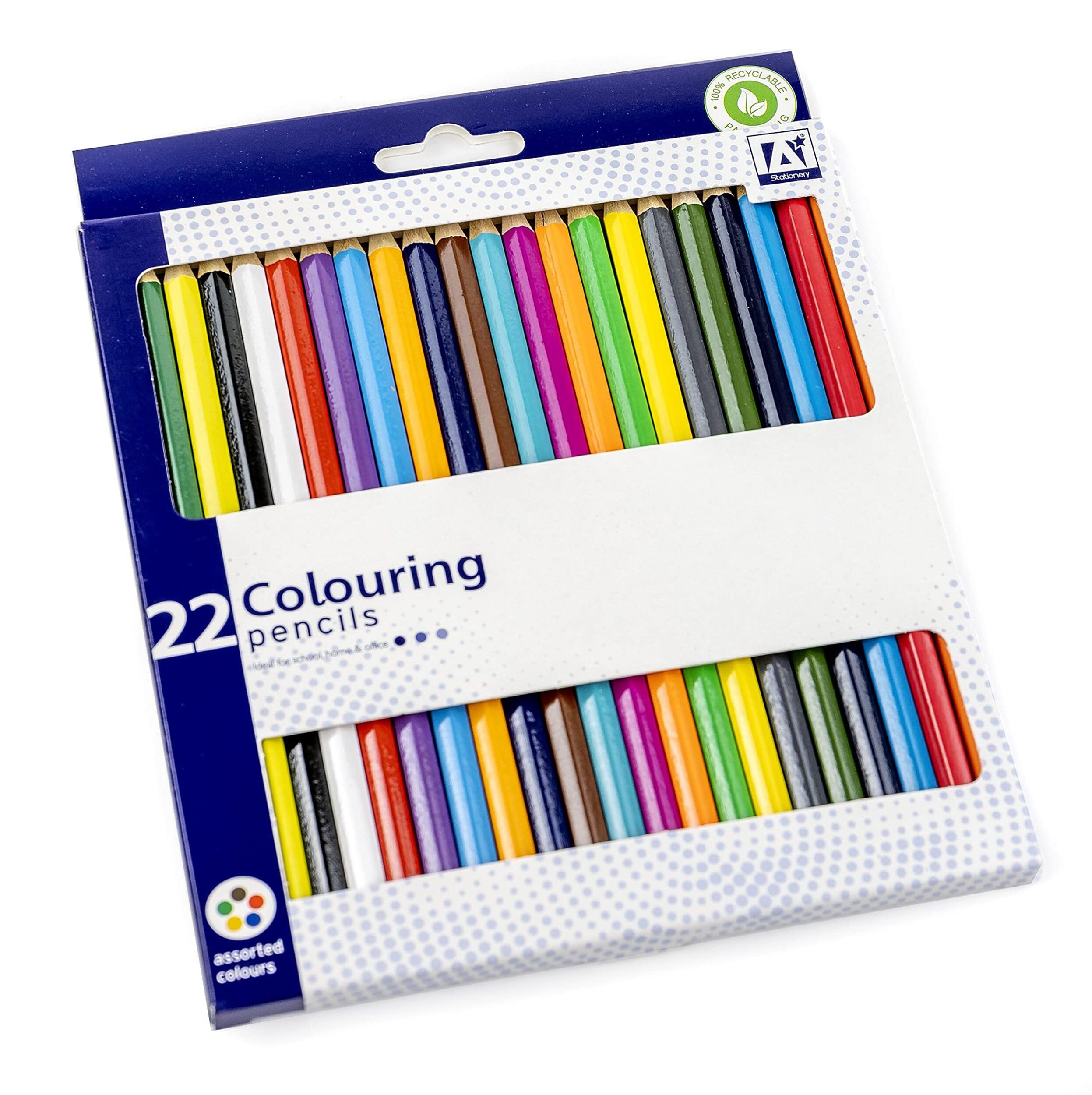 Anker 22-Pack Premium Colored Pencils Set with Portable Wallet - Perfect for Artists, Students & Coloring Book Enthusiasts