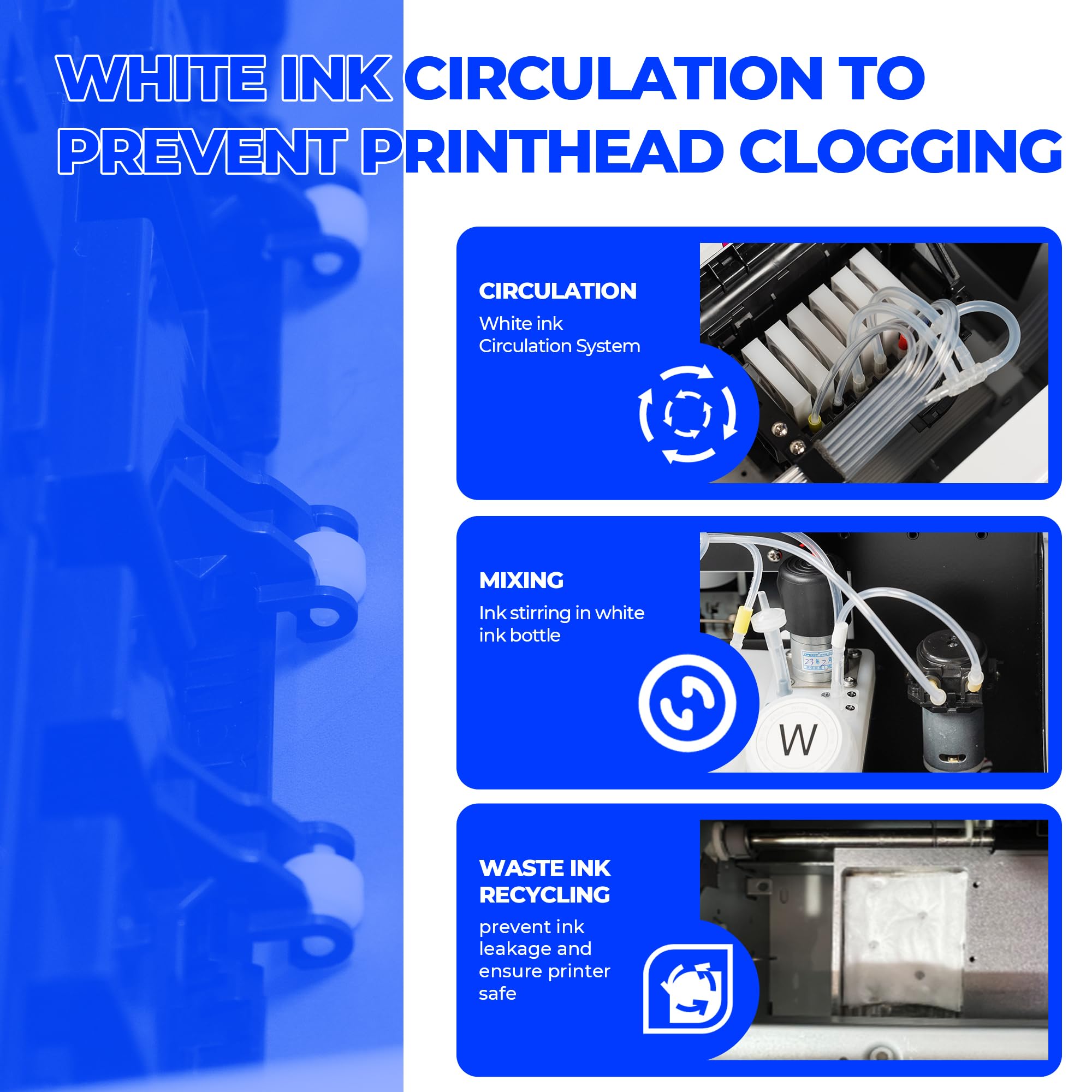 PUNEHOD A3 DTF Transfer Printer for Dark & Light Fabrics - Direct to Film Printing with Preheating Oven | L1800 vs DTG Comparison | Perfect for T-Shirt, Hoodie & Apparel Customization Business