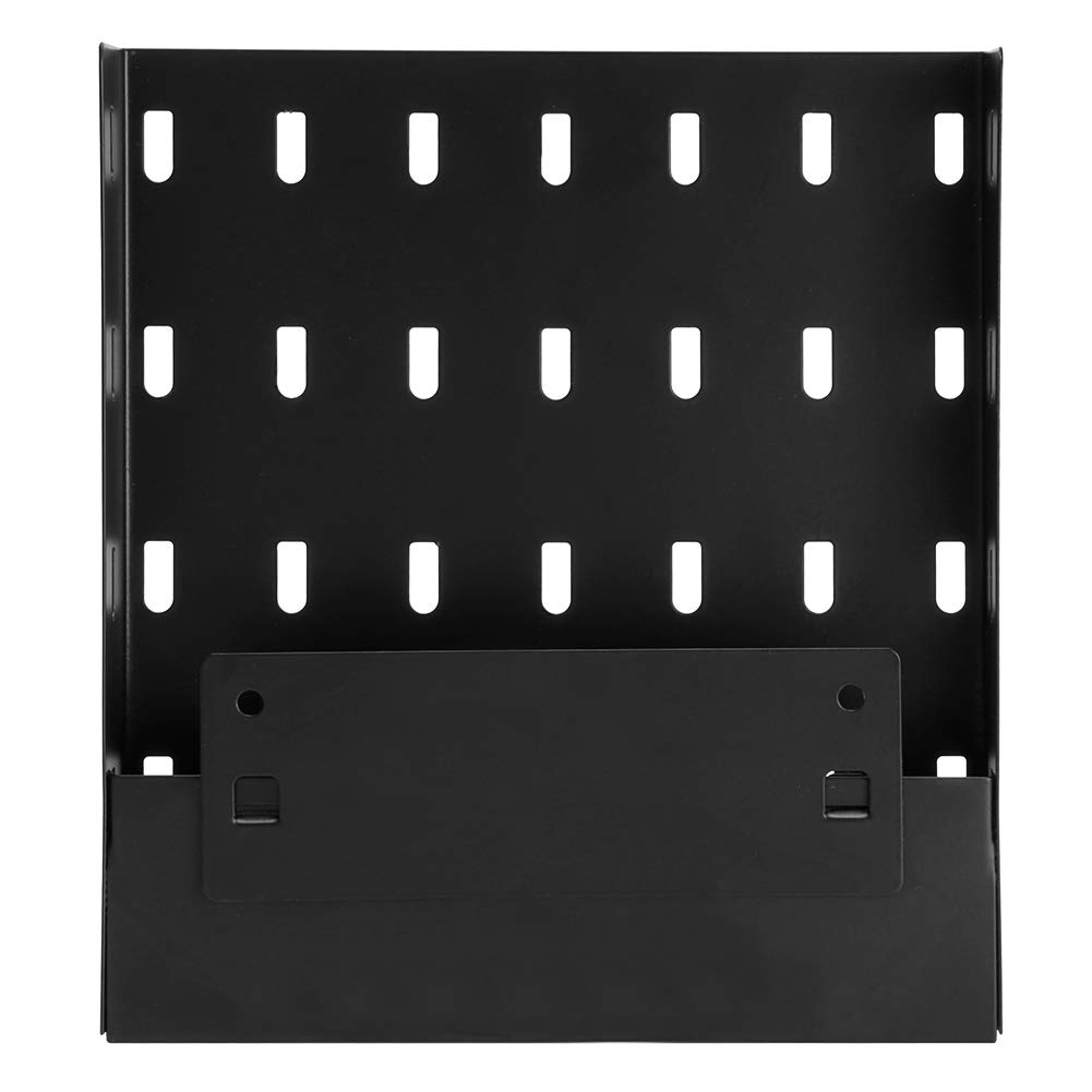 Sturdy Black Kitchen Knife Rack - Wall Mount Storage for Home Use