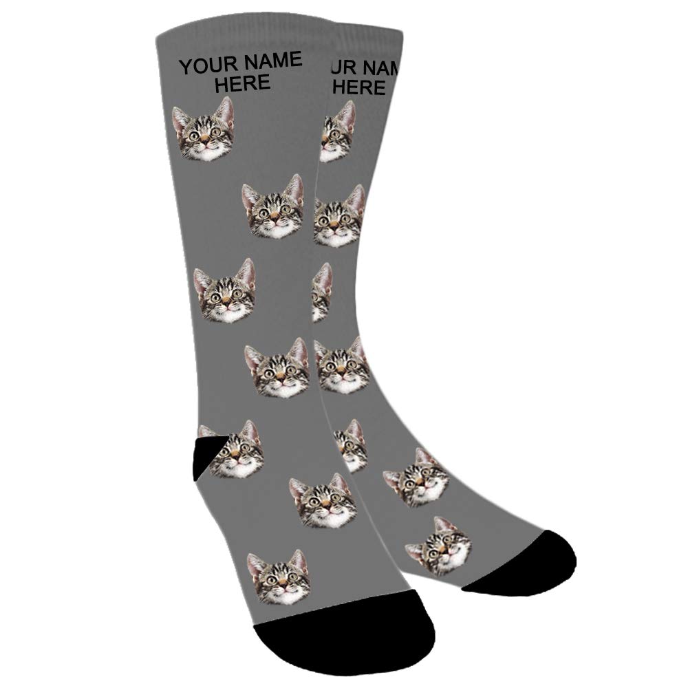 Custom Photo Printed Socks - Personalized Face Socks for Women & Men - Unique Birthday Gift Idea - Pet Portrait Socks for Couples, Family & Friends - Perfect for Holidays, Anniversaries & Special Occasions