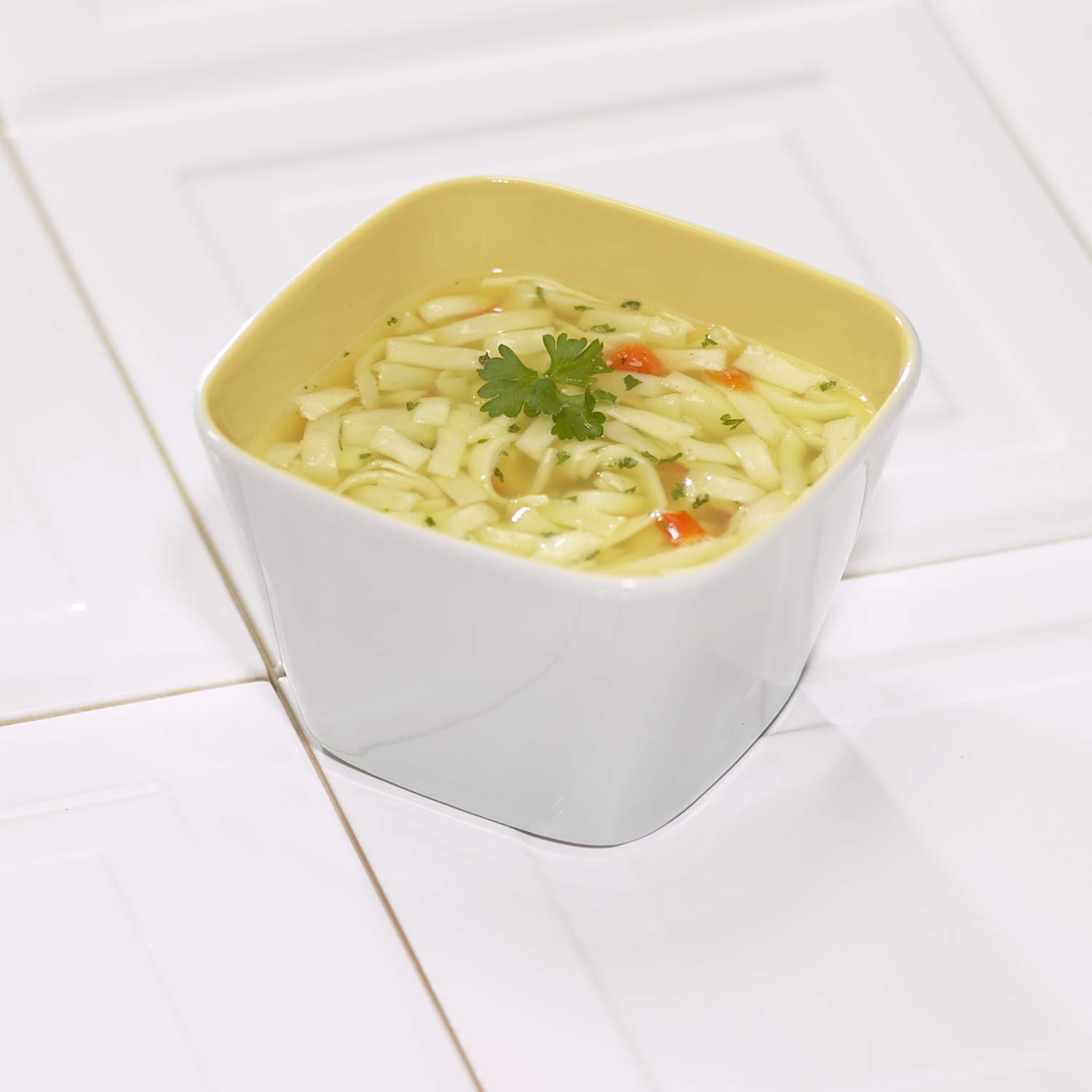 PROTIFIT High Protein Soup Mix - 15g Protein, Low Calorie, Low Sugar, Low Fat, Low Carb | Ideal Protein Compatible | Chicken Noodle Flavor | 7 Servings per Box | Perfect for Weight Loss, Keto Diet & Post-Workout Recovery
