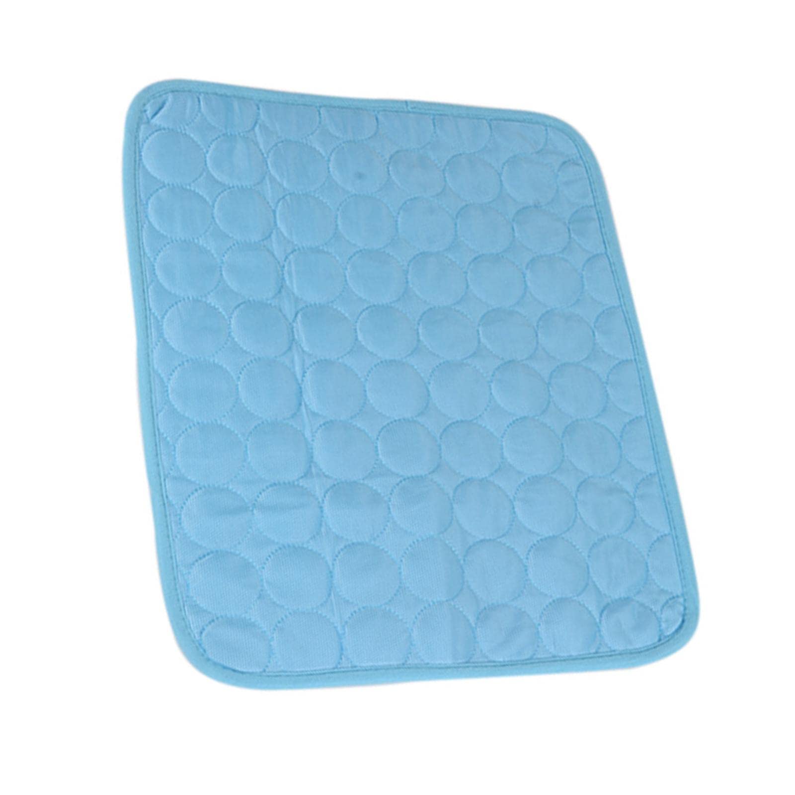 Fenteer XL Portable Cooling Mat - Breathable Cooling Mattress Pad for Hot Sleepers, Outdoor & Home Use - Blue Cooling Blanket for Summer, Camping, Travel & Bed Comfort