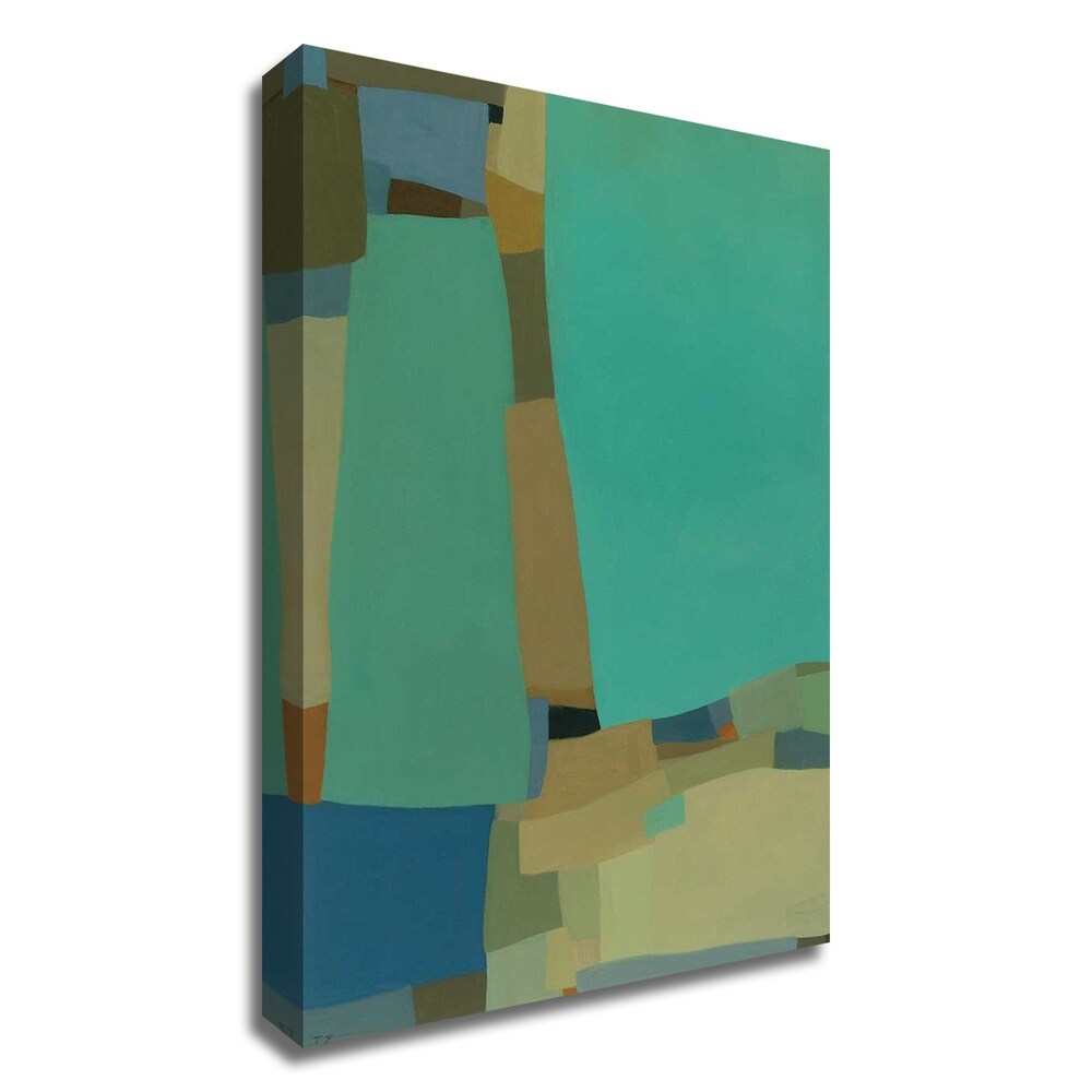 Arabesque 8 by Tamar Zinn - Modern Abstract Canvas Wall Art Print - Ready to Hang - Perfect for Living Room, Bedroom & Office Decor