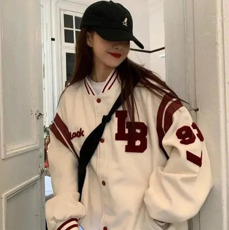 Men's Y2K Retro Varsity Jacket - Vintage 90s Baseball Jacket for Men | Streetwear Fashion | Perfect for Casual Outfits, College Campuses & Hip Hop Style