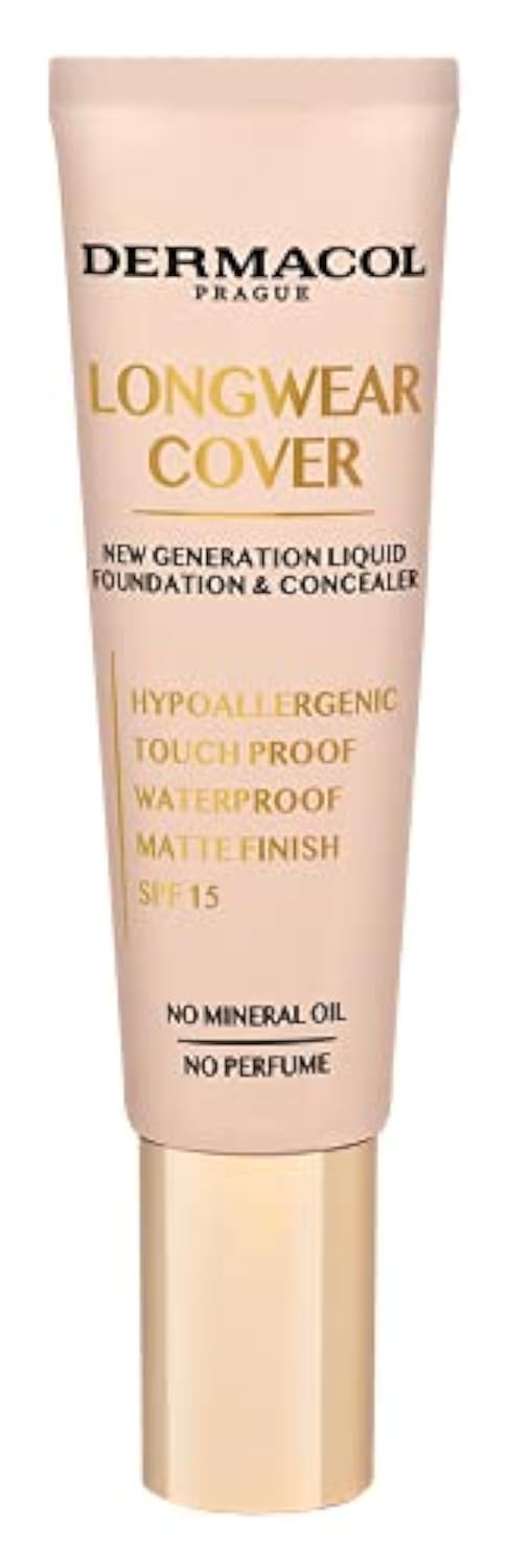 Dermacol Longwear Full Coverage Makeup Foundation - Bronze Shade for Flawless Skin | Perfect for Daily Wear, Special Occasions & Photography