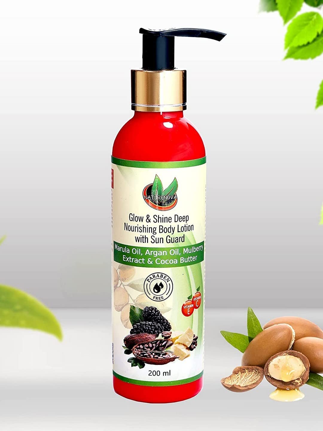 NatureNova Herbals Body Care Gift Set - 300ml Shower Gel, 200ml Exfoliating Scrub, 200ml Hydrating Body Oil & 200ml Nourishing Lotion (4-Piece Combo) | Perfect for Spa Day, Self-Care Routine & Luxurious Bath Time (NNHCB-BL6)