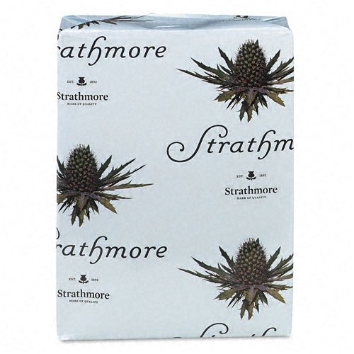 Strathmore 25% Cotton Laid Finish Writing Paper - Natural White, 500 Sheets (Pack of 2, 1000 Total) - Premium Stationery for Letters, Calligraphy & Art Projects