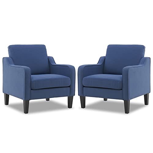 Navy Blue Linen