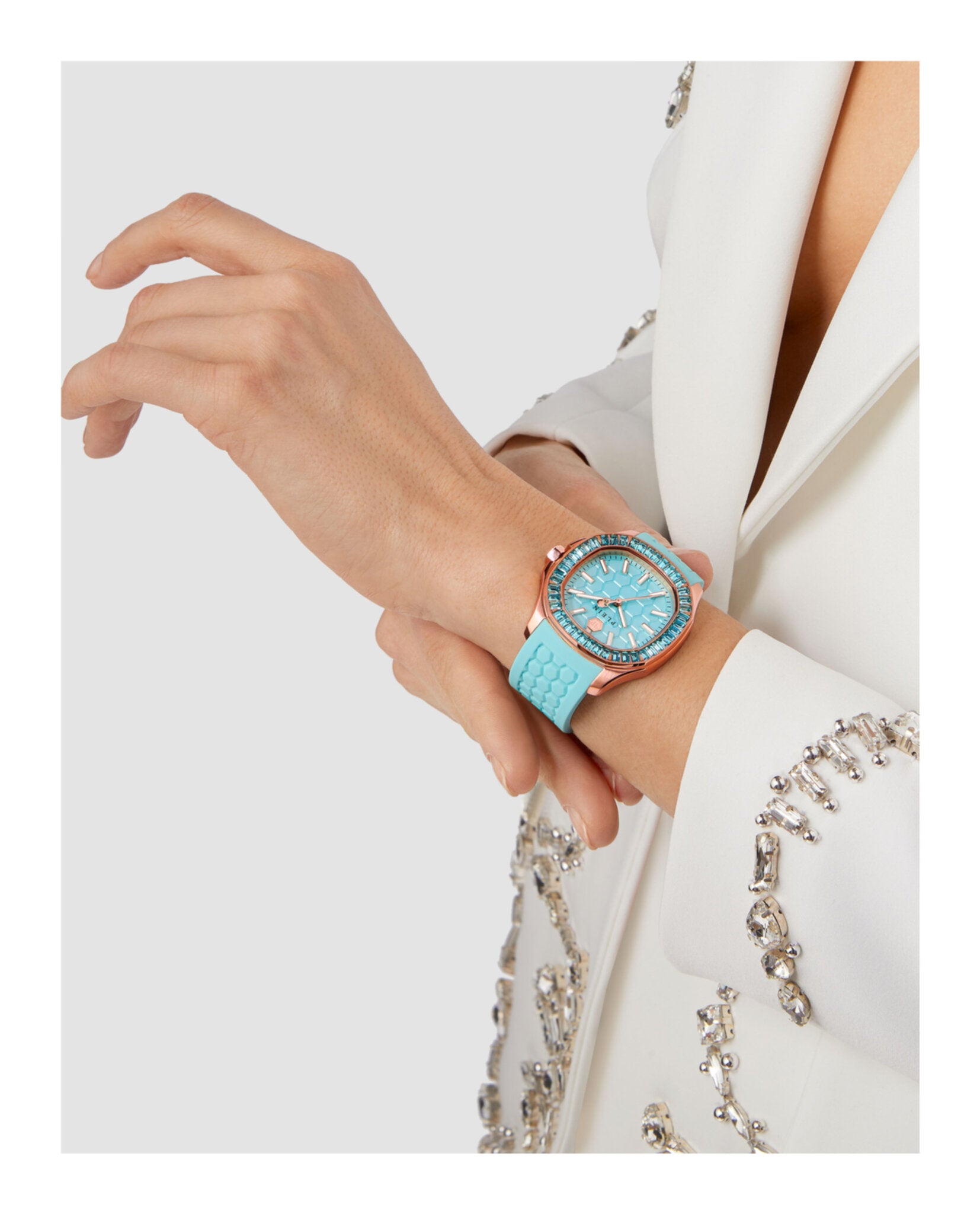 Spectre Lady Crystal Watch - Elegant Women's Fashion Timepiece for Daily Wear & Special Occasions