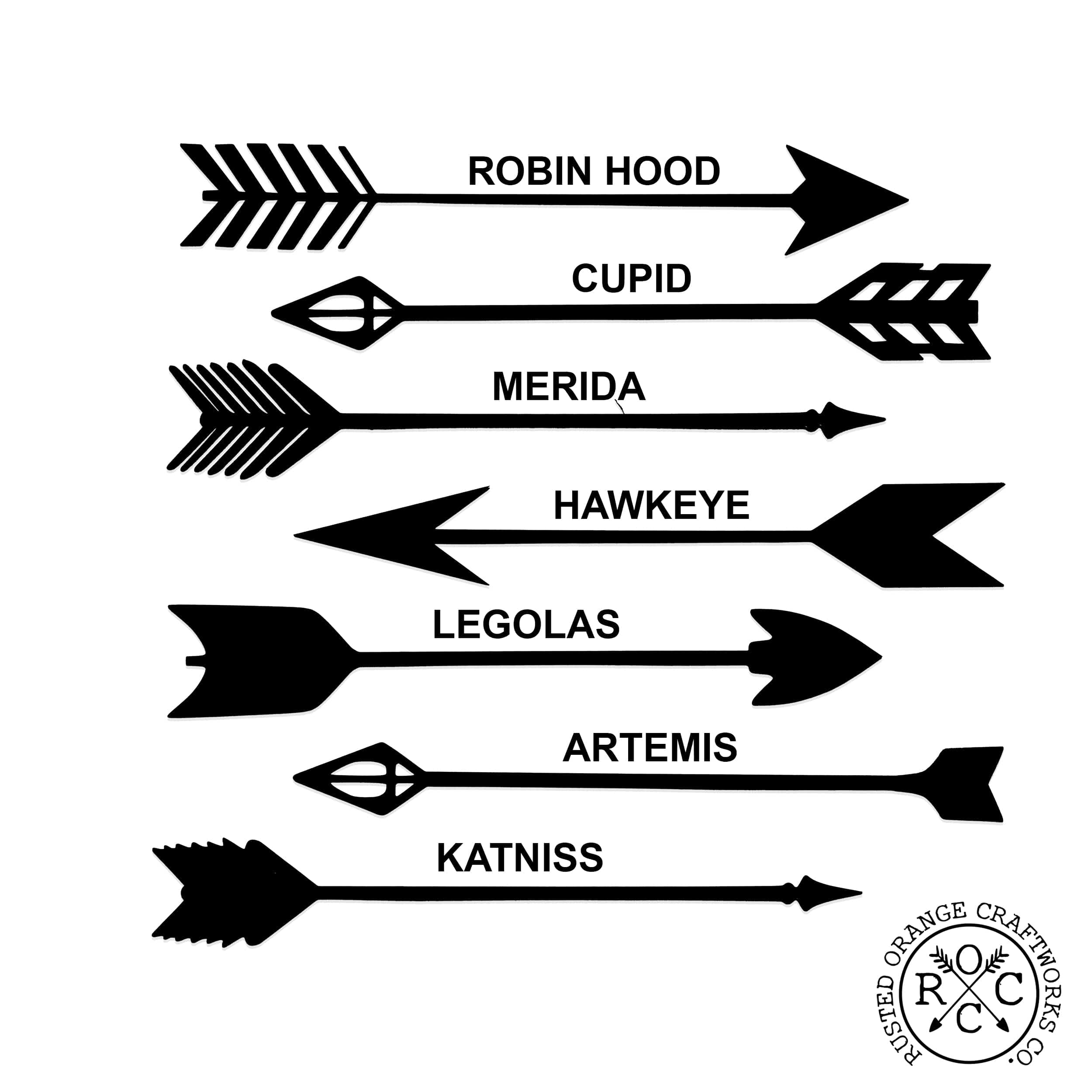 15 Metal Wall Decor Arrows - 7 Unique Styles for Home & Office - Rustic Arrow Art for Living Room, Bedroom, or Man Cave Decor