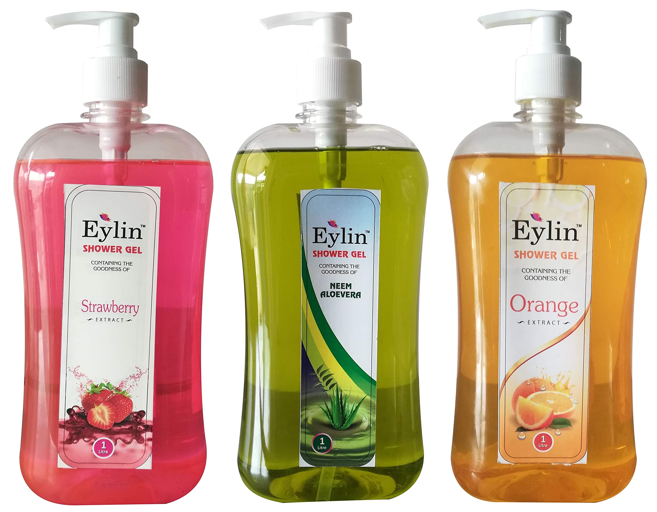 Eylin Neem & Aloe Vera Extract Shower Gel - 5 Litres | Natural Skin Care for Dry & Sensitive Skin | Perfect for Daily Use & Spa Relaxation