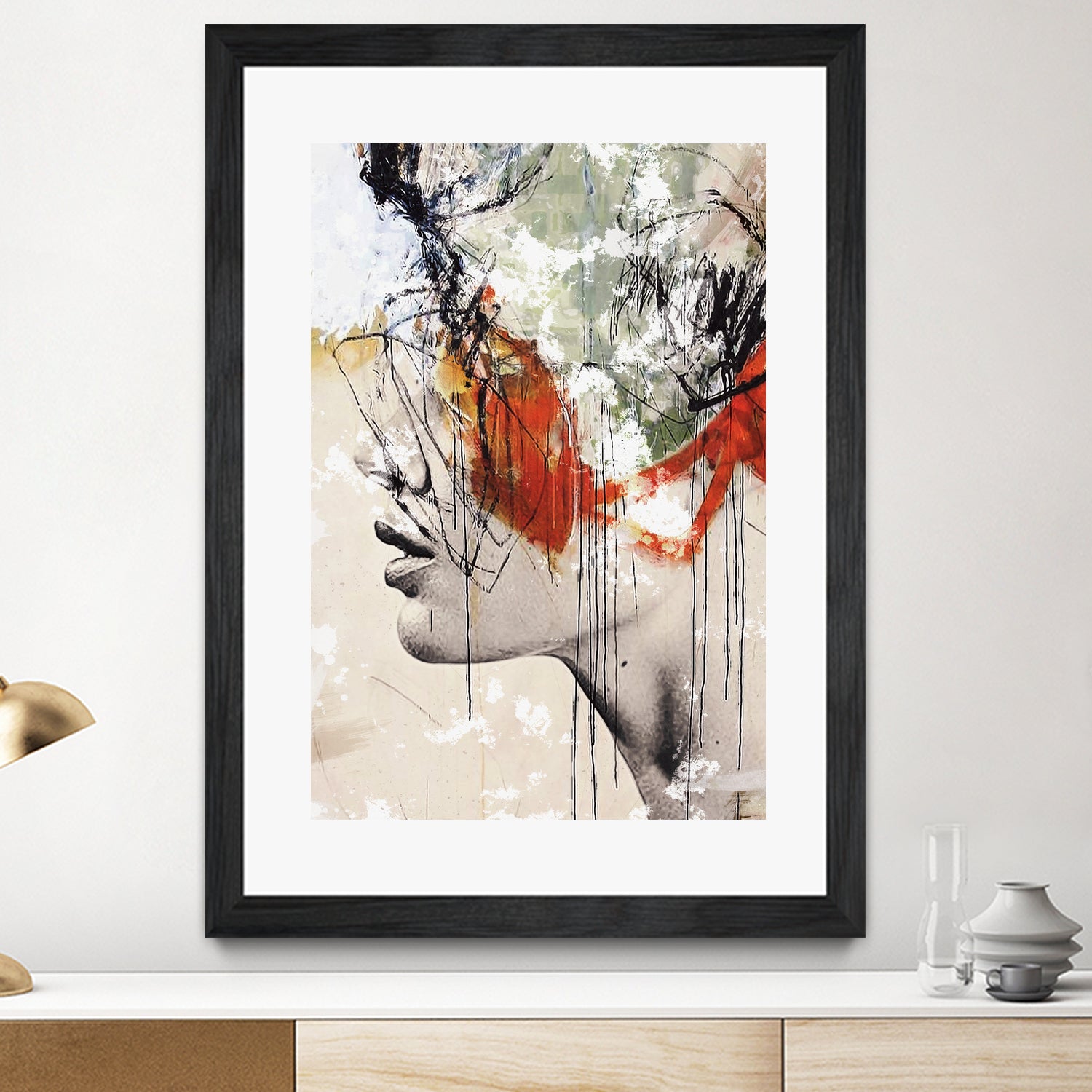 Abstract Deconstruction Art Print - Modern Wall Decor for Living Room, Bedroom & Office - Unique Home Decor Gift Idea for Artists & Designers