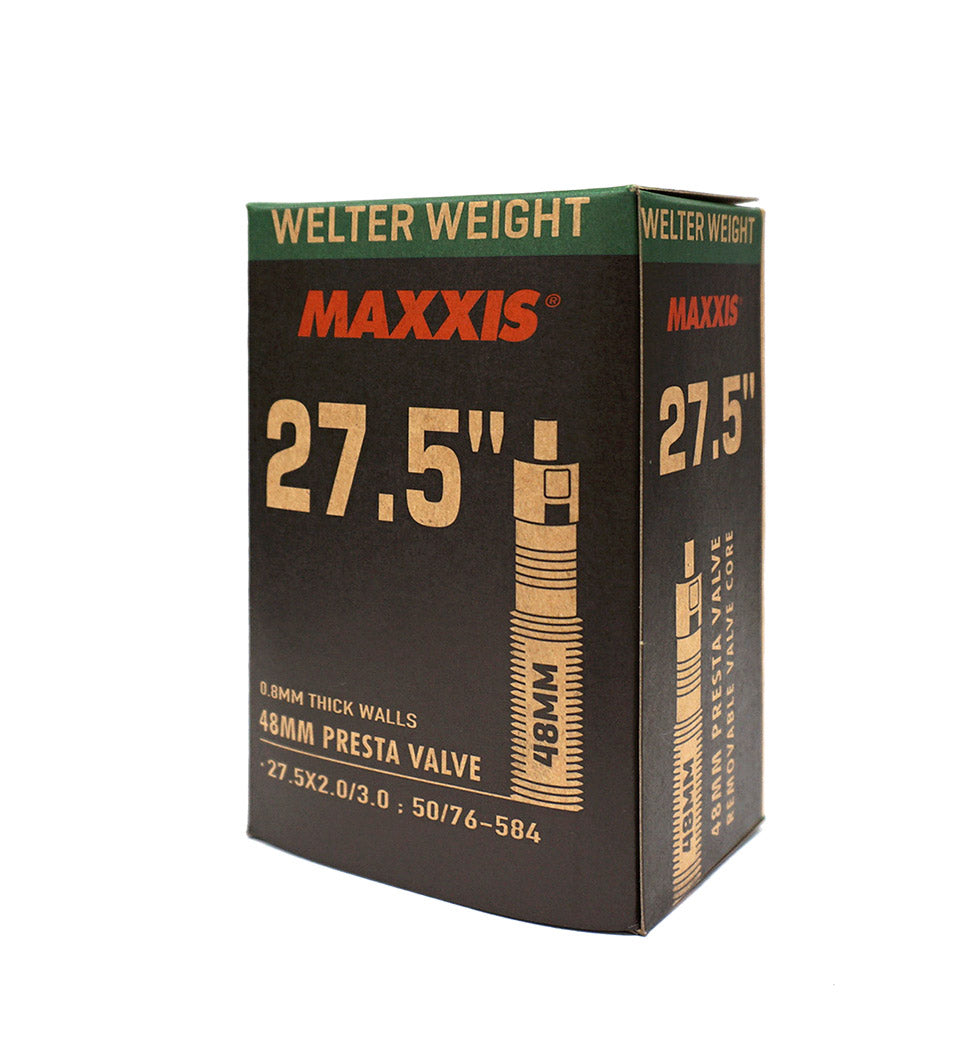 Maxxis 27.5 Welterweight Bike Tubes - Premium Bicycle Inner Tubes for Mountain & Road Bikes - Perfect for Commuting, Trail Riding & Outdoor Adventures