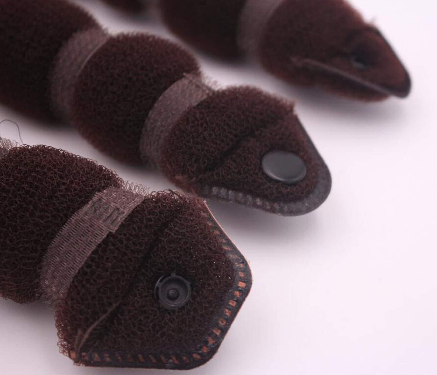 3Pcs Women's Magic Hair Styler Set - Hair Twist Sponge Bun Maker for Quick Updos (1 Large + 2 Small) - Perfect for Parties, Weddings & Everyday Hairstyles