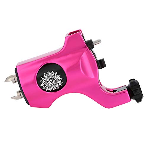 Professional Alloy Rotary Tattoo Machine Gun - 5 Color Options with Strong Motor for Liner & Shader - Complete Tattoo Equipment Kit with Clip Cord (03) - Perfect for Tattoo Artists, Beginners & Professional Tattoo Studios