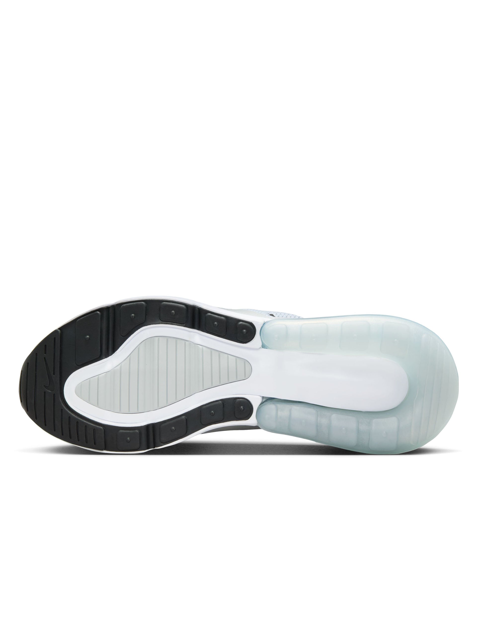 Nike Air Max 270 Running Shoes - Pure Platinum/Black/Light Smoke Grey - Comfortable Cushioned Sneakers for Men & Women | Perfect for Jogging, Gym Workouts & Casual Wear