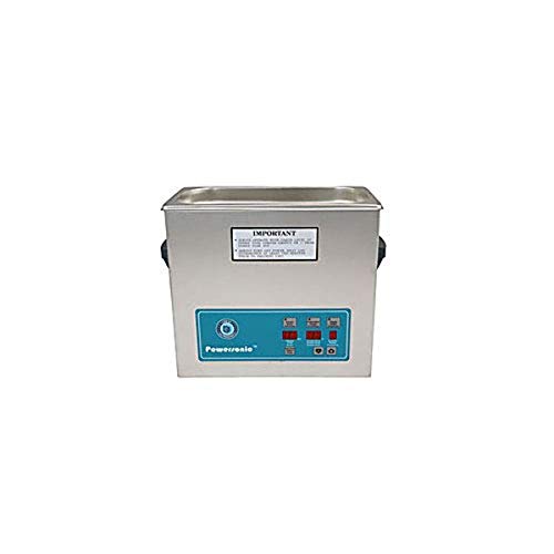 Crest Ultrasonics P500 Table Top Ultrasonic Cleaner with Digital Timer & Heat - 1.5 Gallon Capacity, 45 kHz Frequency, 115V for Jewelry, Dental Tools, and Small Parts Cleaning