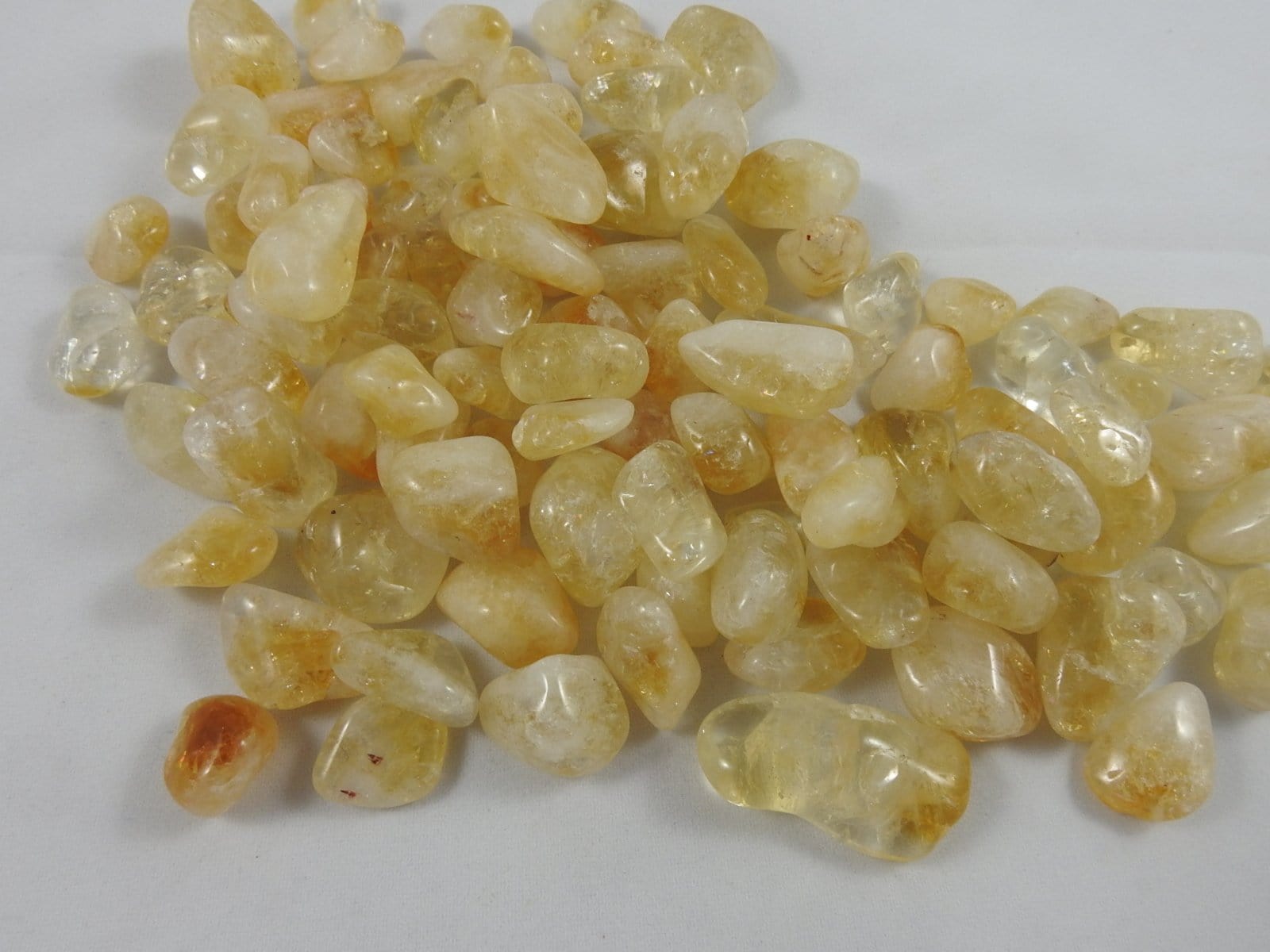 Natural Citrine Tumbled Stones (3-Piece Set) - Healing Crystals for Meditation, Chakra Balancing & Home Decor