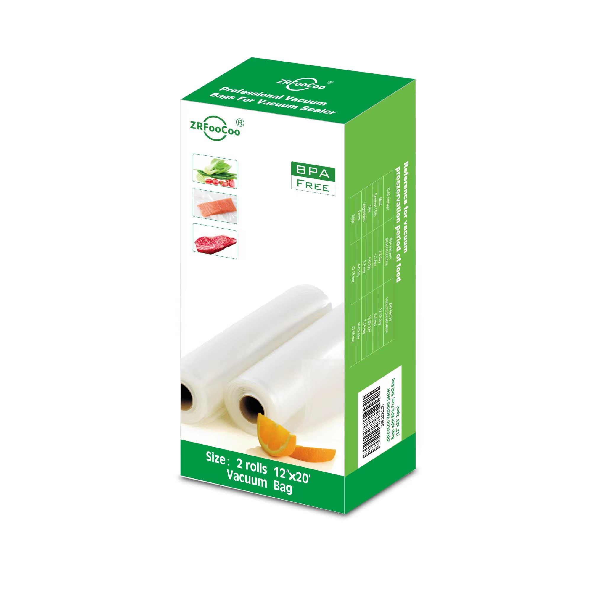 Premium BPA-Free Vacuum Sealer Bags 12
