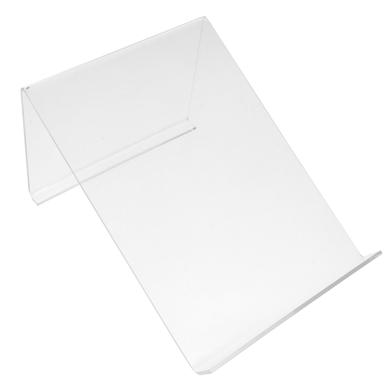 Clear Acrylic Phone Stand for Desk - Universal Cell Phone Holder for iPhone, Samsung & More - Stylish Office Desk Accessory for Women & Men - Perfect for Work, Home & Video Calls