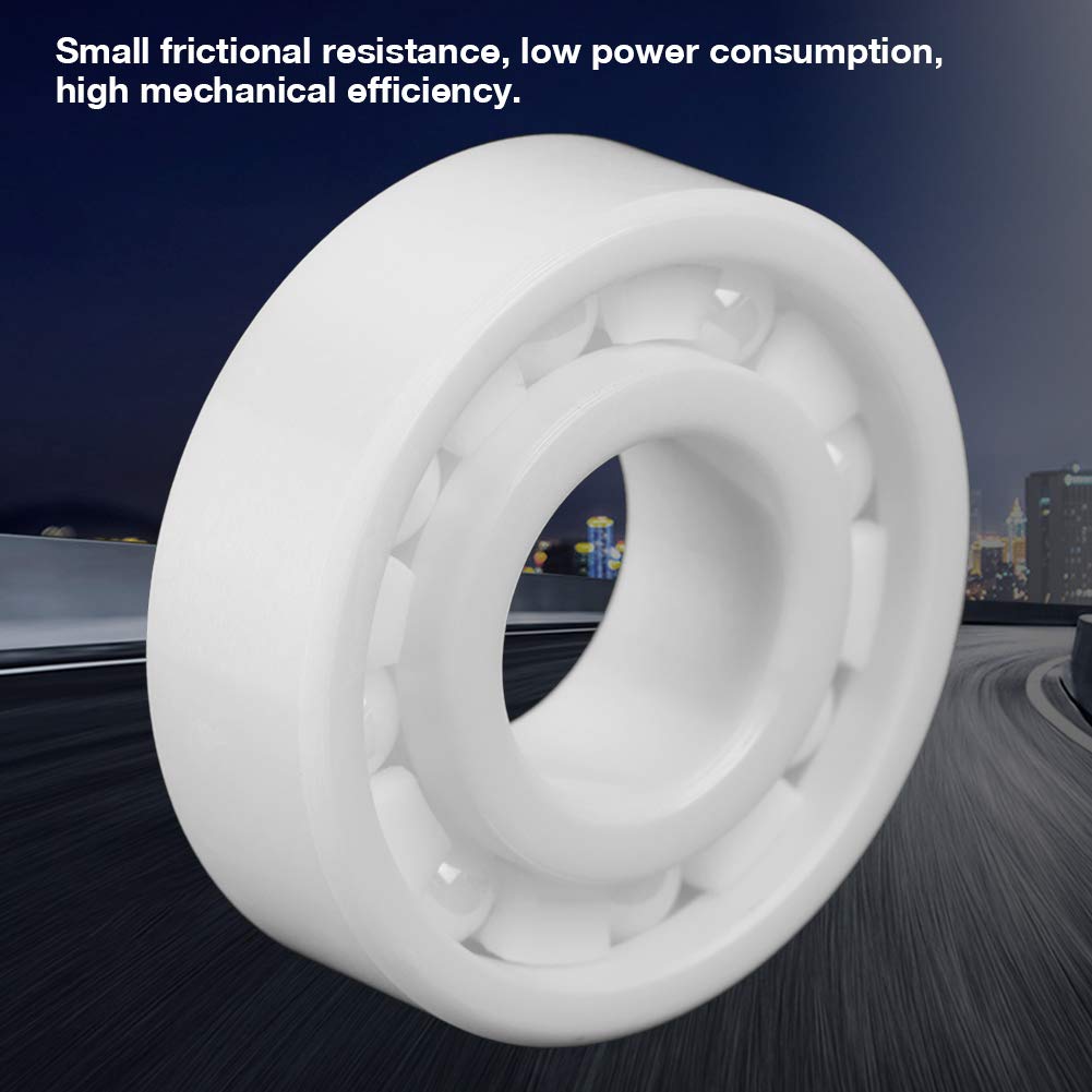 6202 Full Ceramic ZrO2 Ball Bearing 15x35x11mm - High Precision Zirconia Ceramic Bearings for RC Cars, Drones, Skateboards & Industrial Machinery