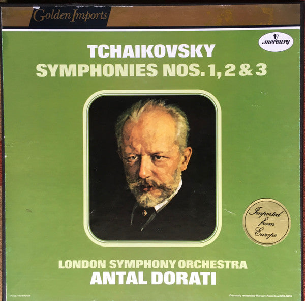 Antal Dorati & London Symphony Orchestra - Tchaikovsky Symphonies Nos. 1, 2 & 3 (3xLP Vinyl Box Set, Reissue, NM/M Condition) - Classical Music Collection for Home Listening & Audiophile Enthusiasts