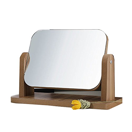 360° Adjustable Rotation Makeup Mirror with HD Clarity - Perfect for Vanity, Bathroom, and Travel Cosmetic Application