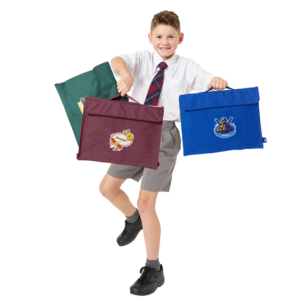 Premium Library Book Bags for Students & Teachers - Durable, Stylish & Spacious Book Totes for School, Work & Travel