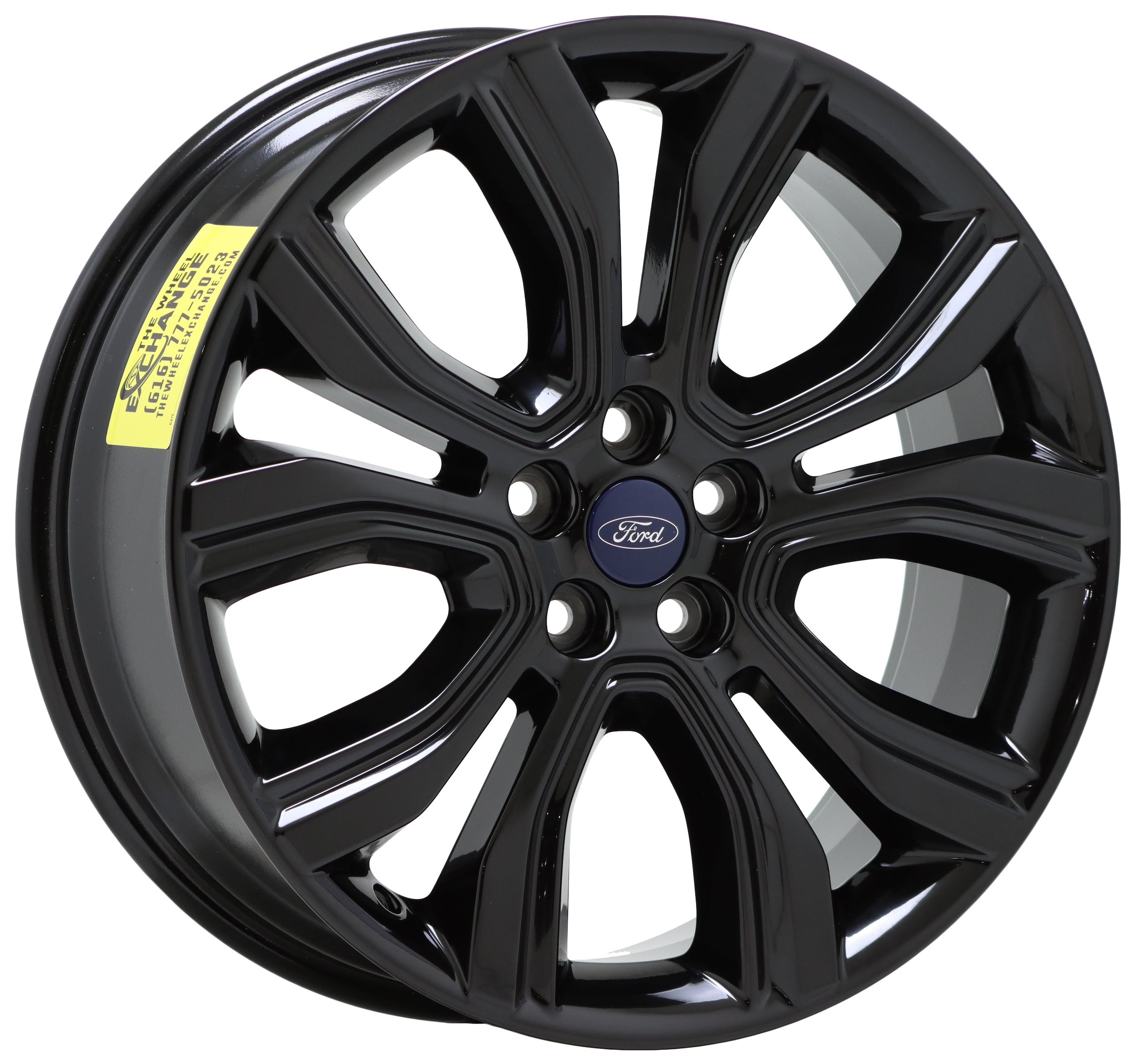 **19 Ford Edge Gloss Black OEM Wheels & Rims Set (2019-2024) – Factory Original – Perfect for Off-Roading & Custom Upgrades**