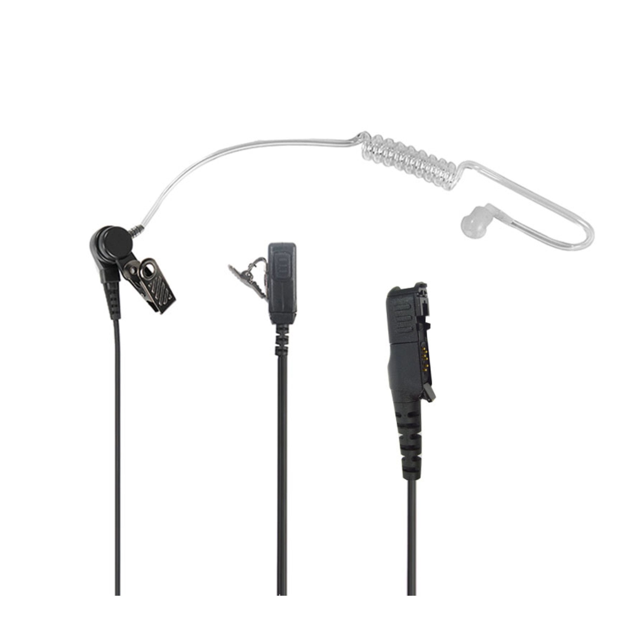 AT1W M15 Surveillance Earpiece Kit with Acoustic Tube & 1 Wire - Covert Communication Device for Security, Law Enforcement & Undercover Operations